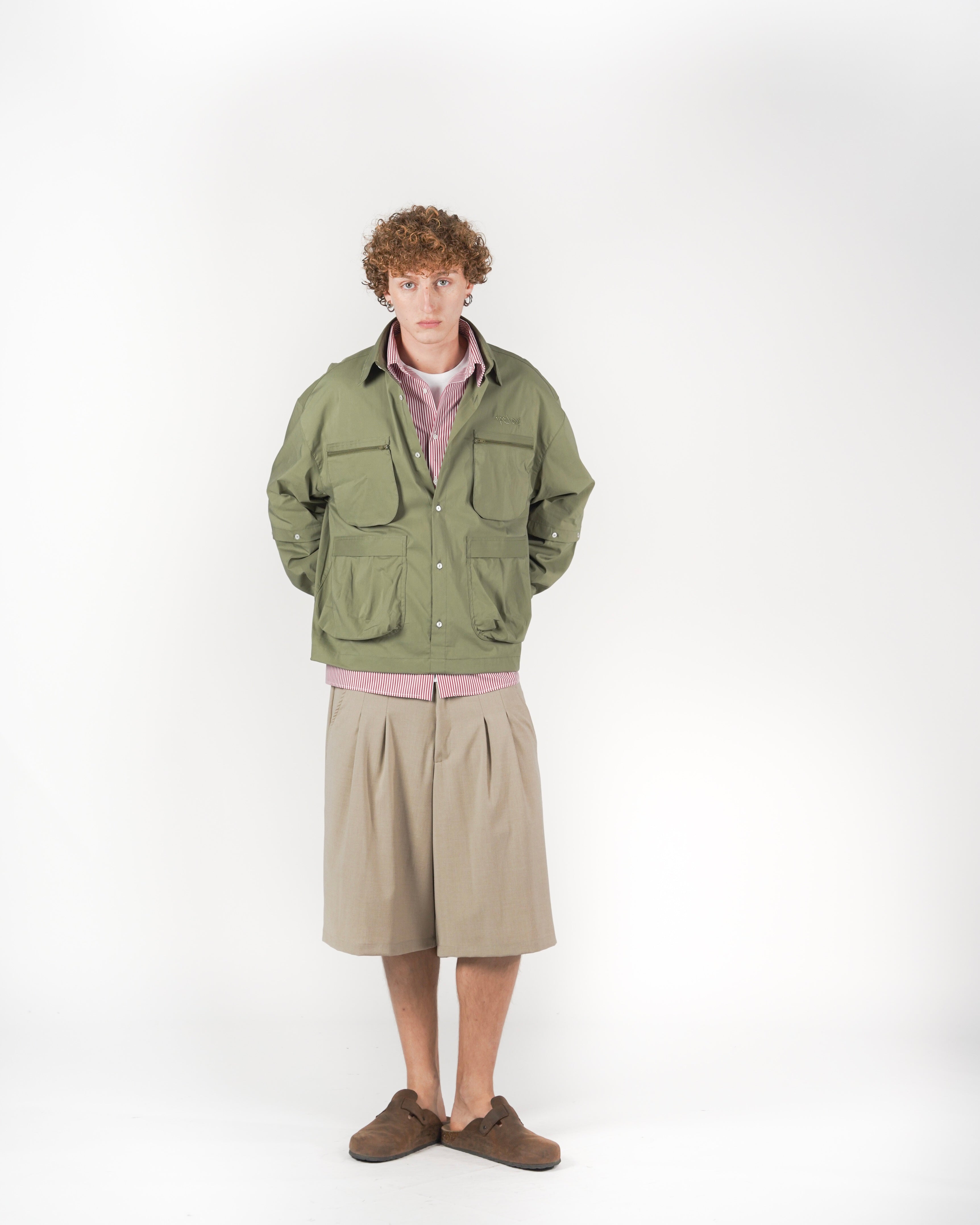 Camicia 2IN1 verde