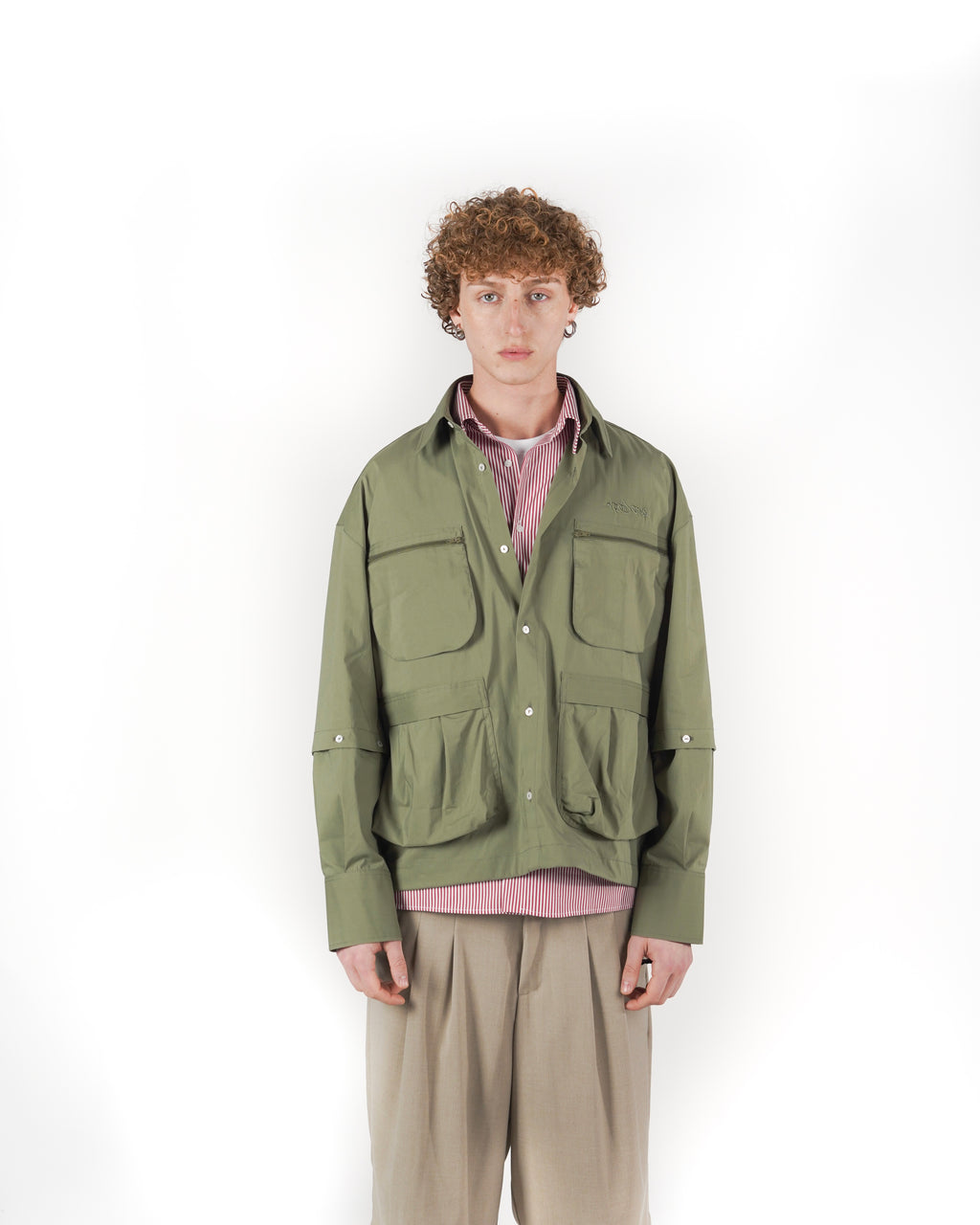 Camicia 2IN1 verde