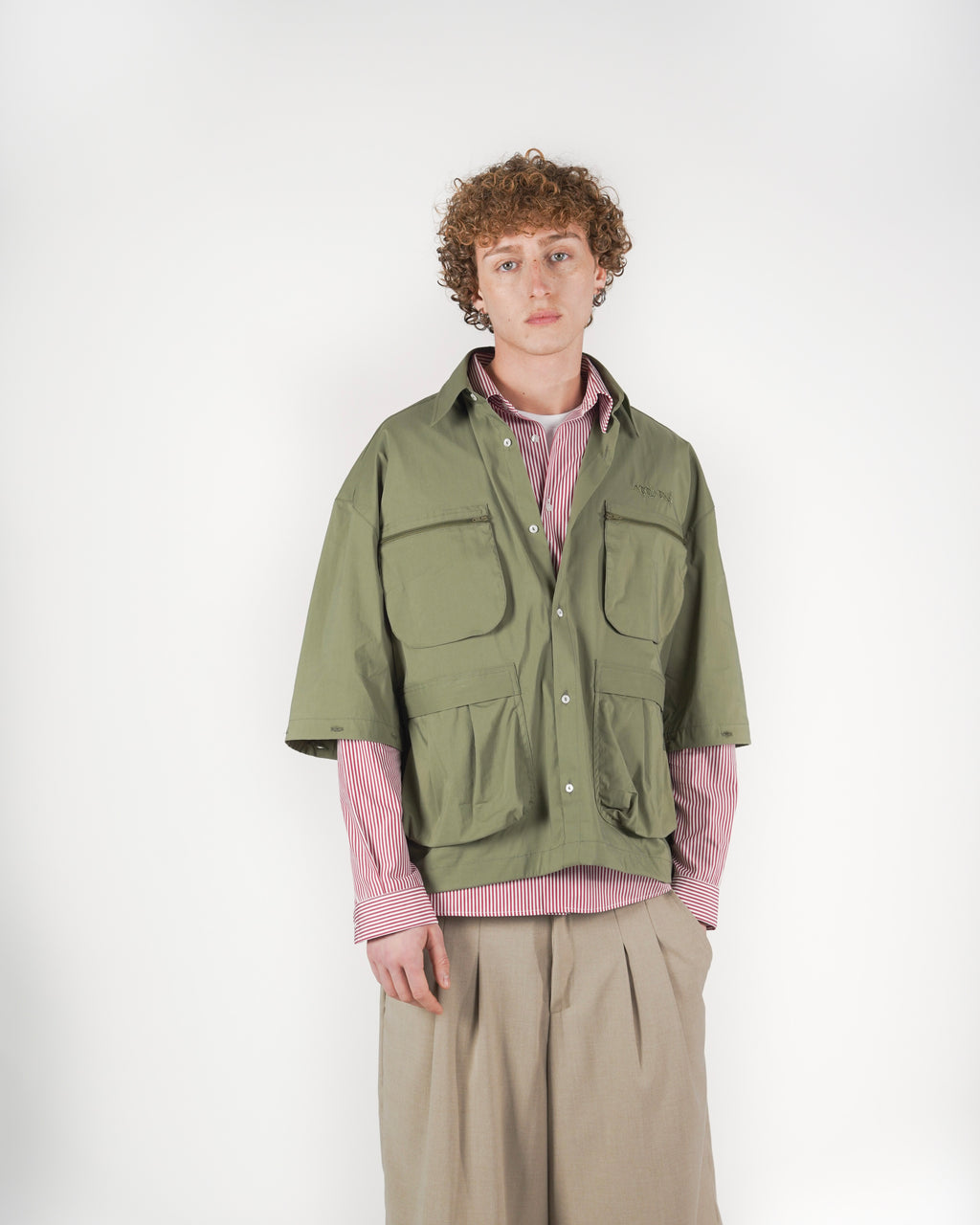 Camicia 2IN1 verde