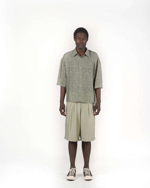 Camicia fillen M/C verde