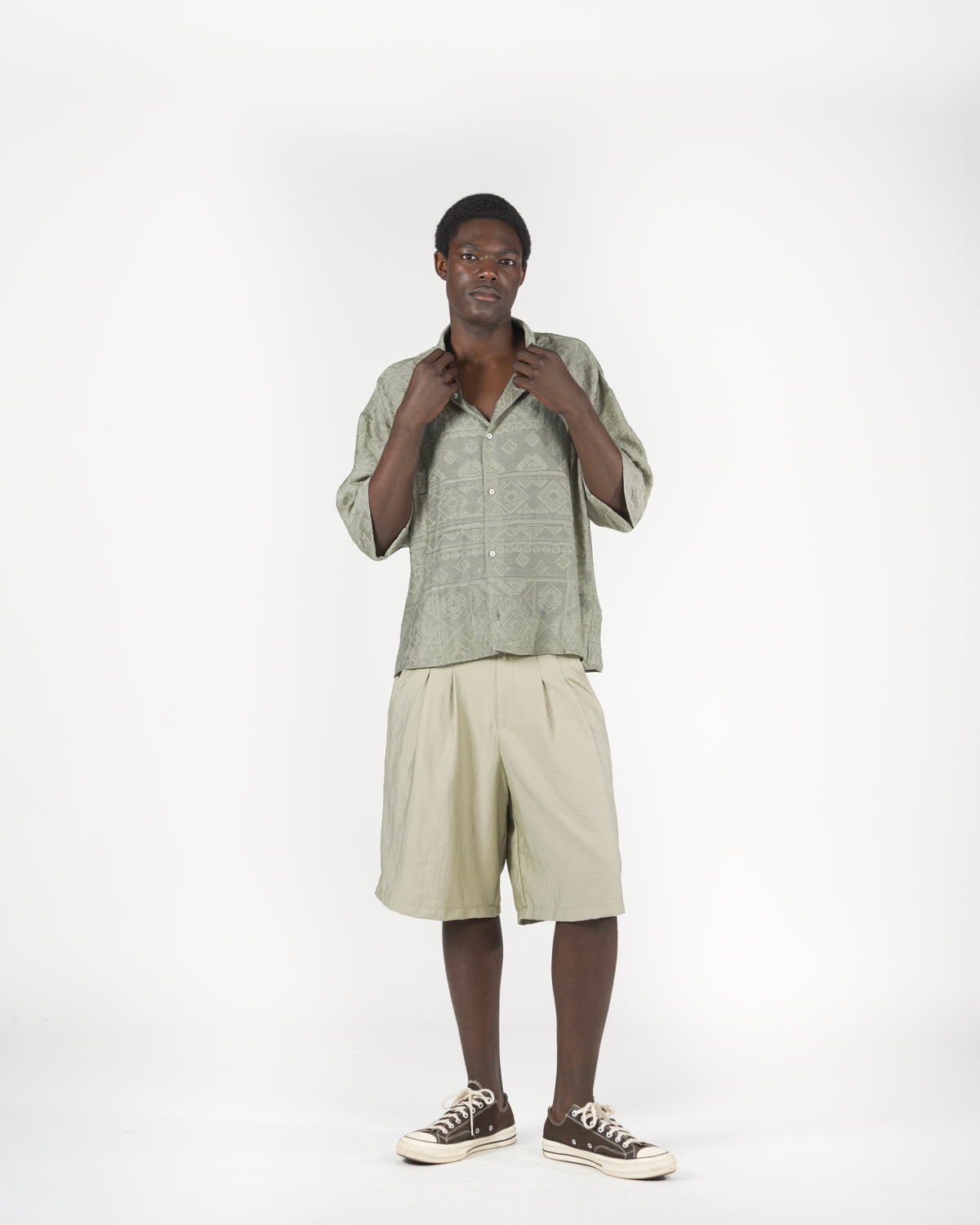 Fillen Camicia fillen M/C verde – MOOD-ONE