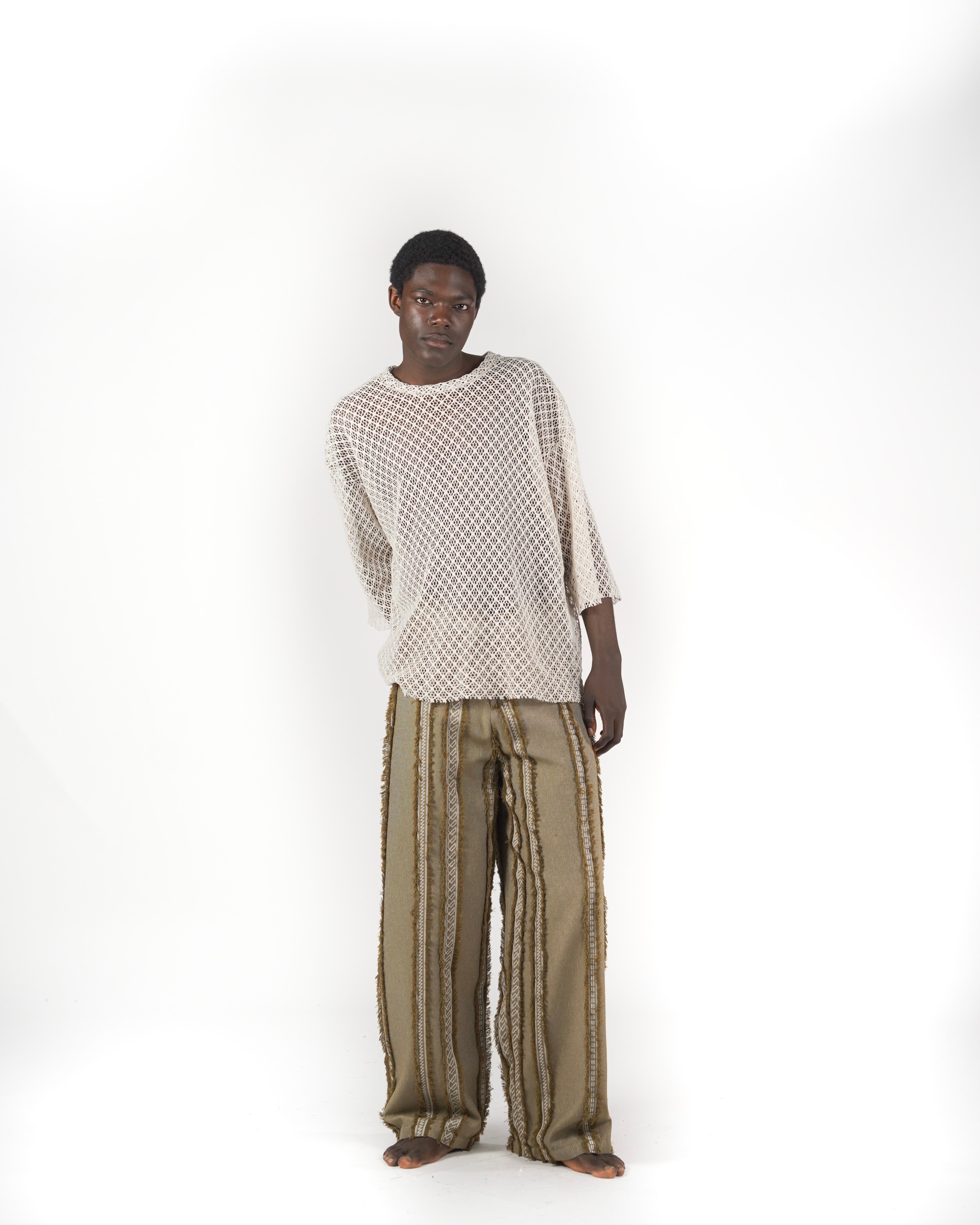 T-shirt traforata bianca