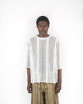 T-shirt etnica bianca