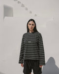 Dark green striped longsleeve