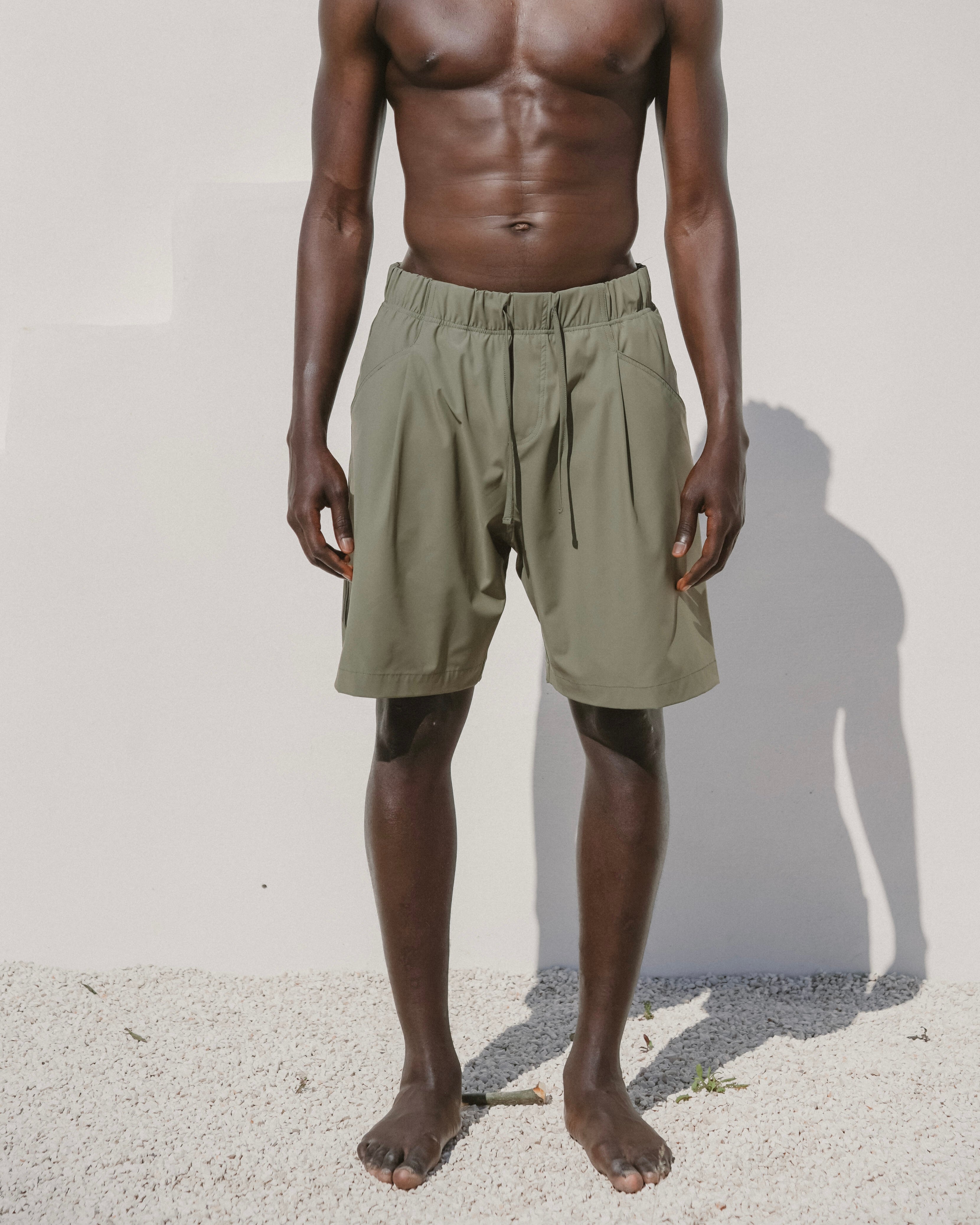 Green Beach Shorts