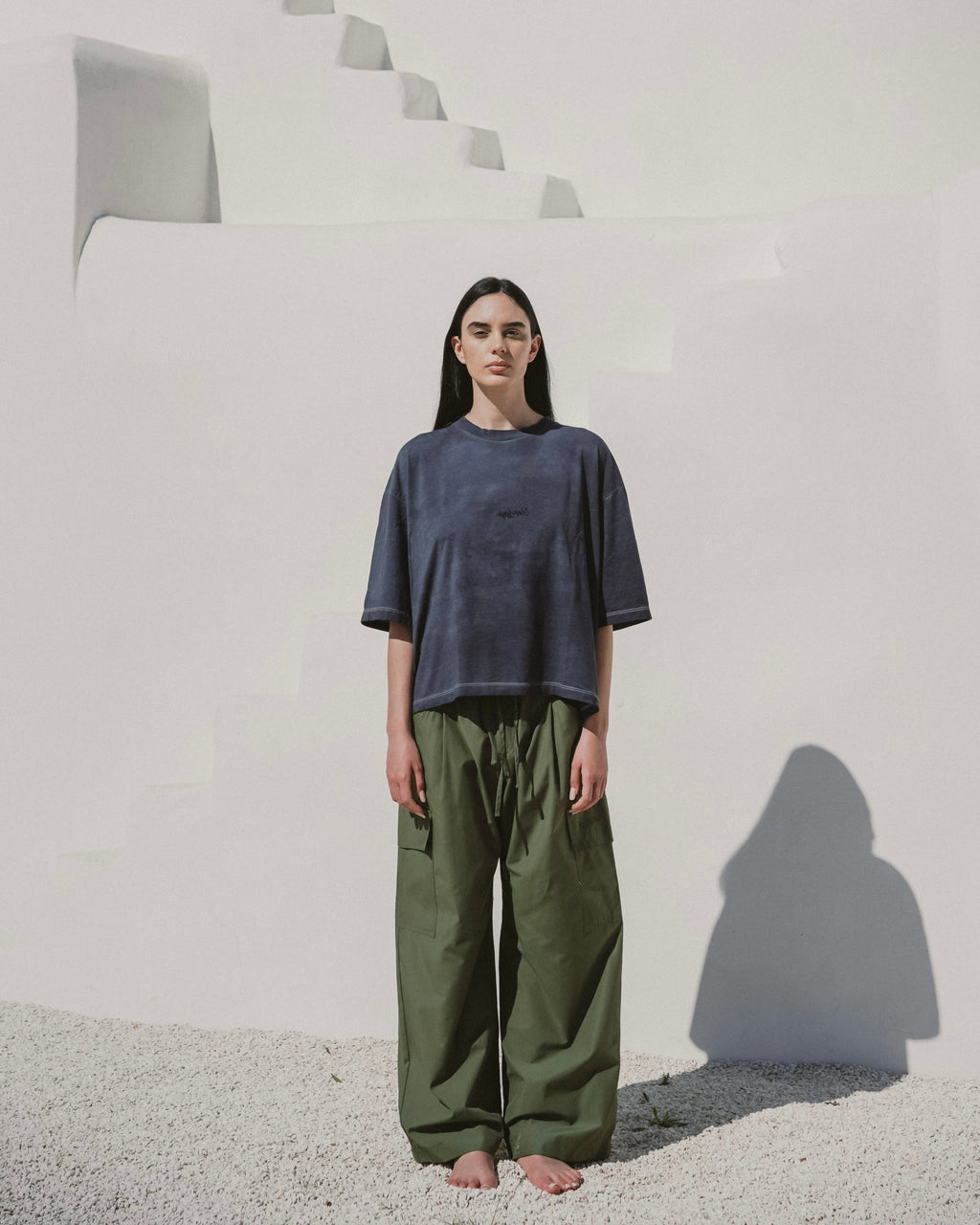Green cargo pant