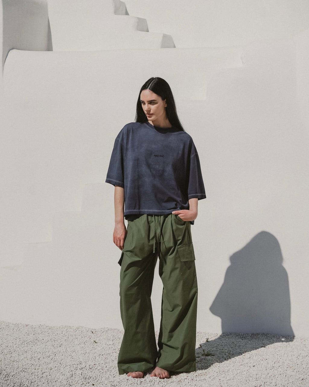 Green cargo pant
