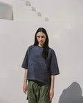 Faded blue tee