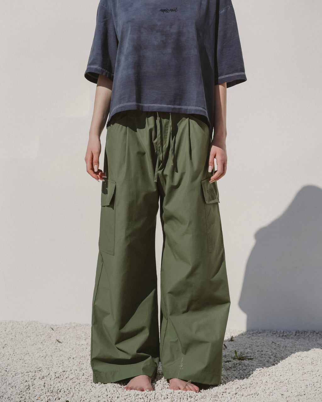 Green cargo pant