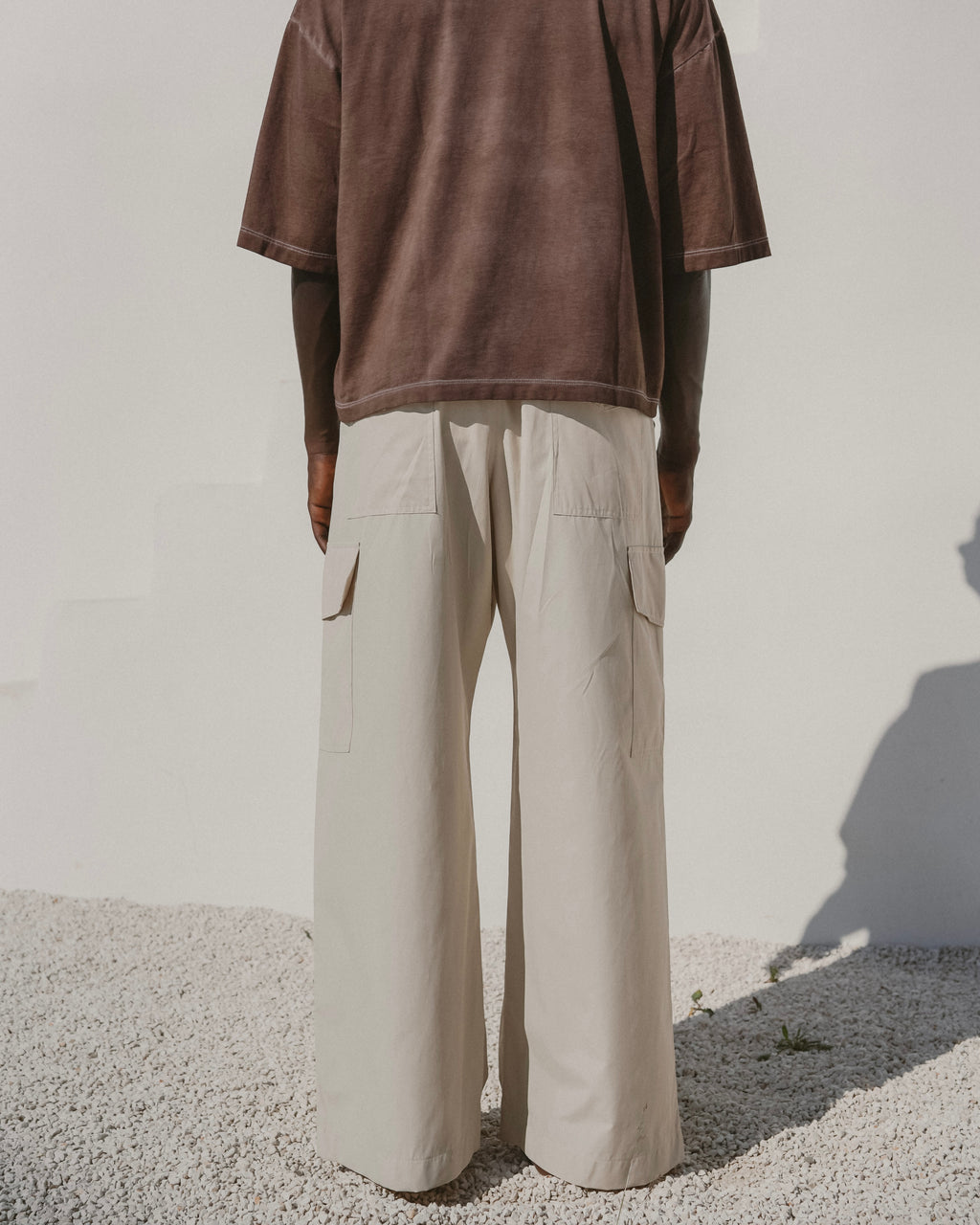 Beige cargo pants