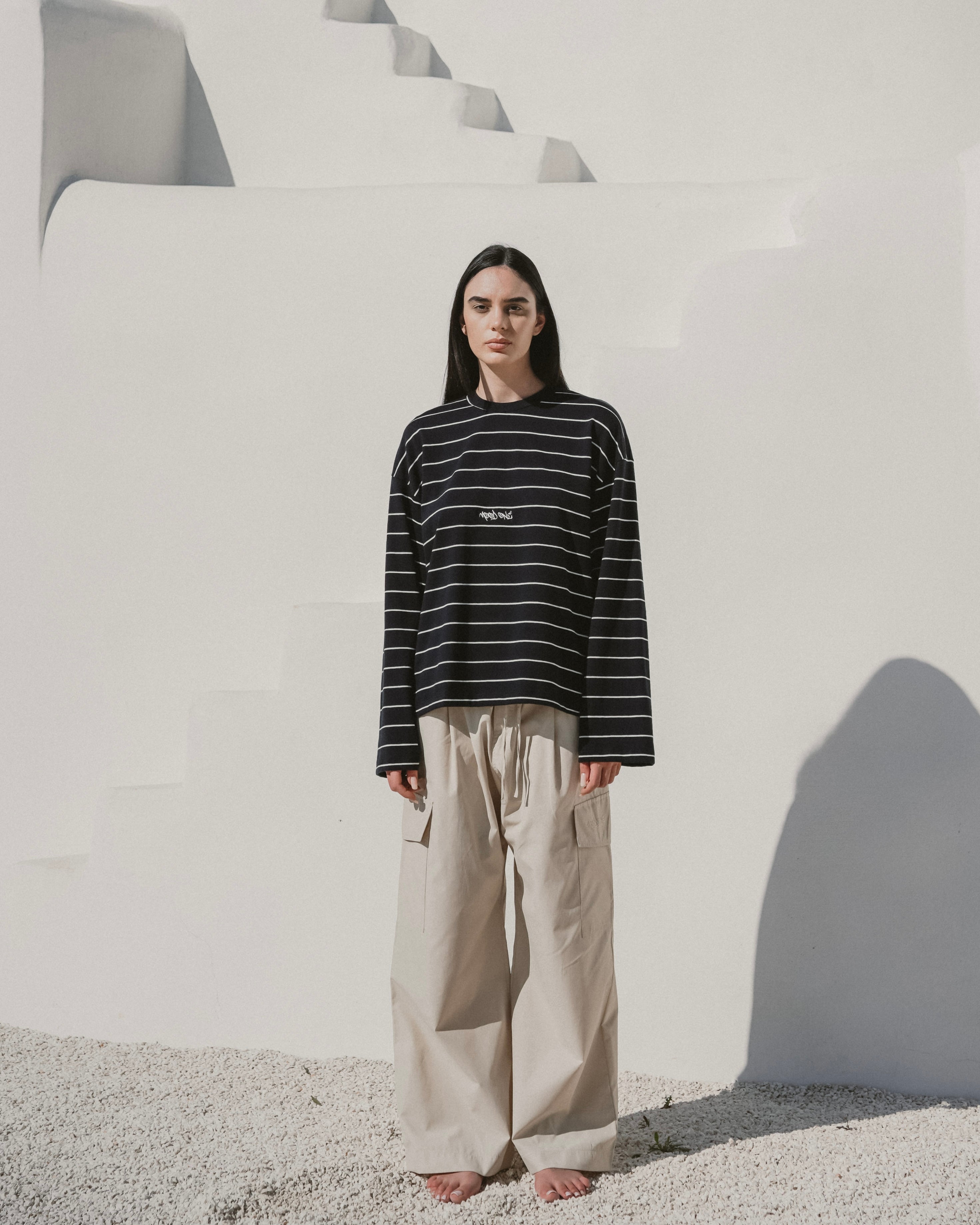 Black striped longsleeve