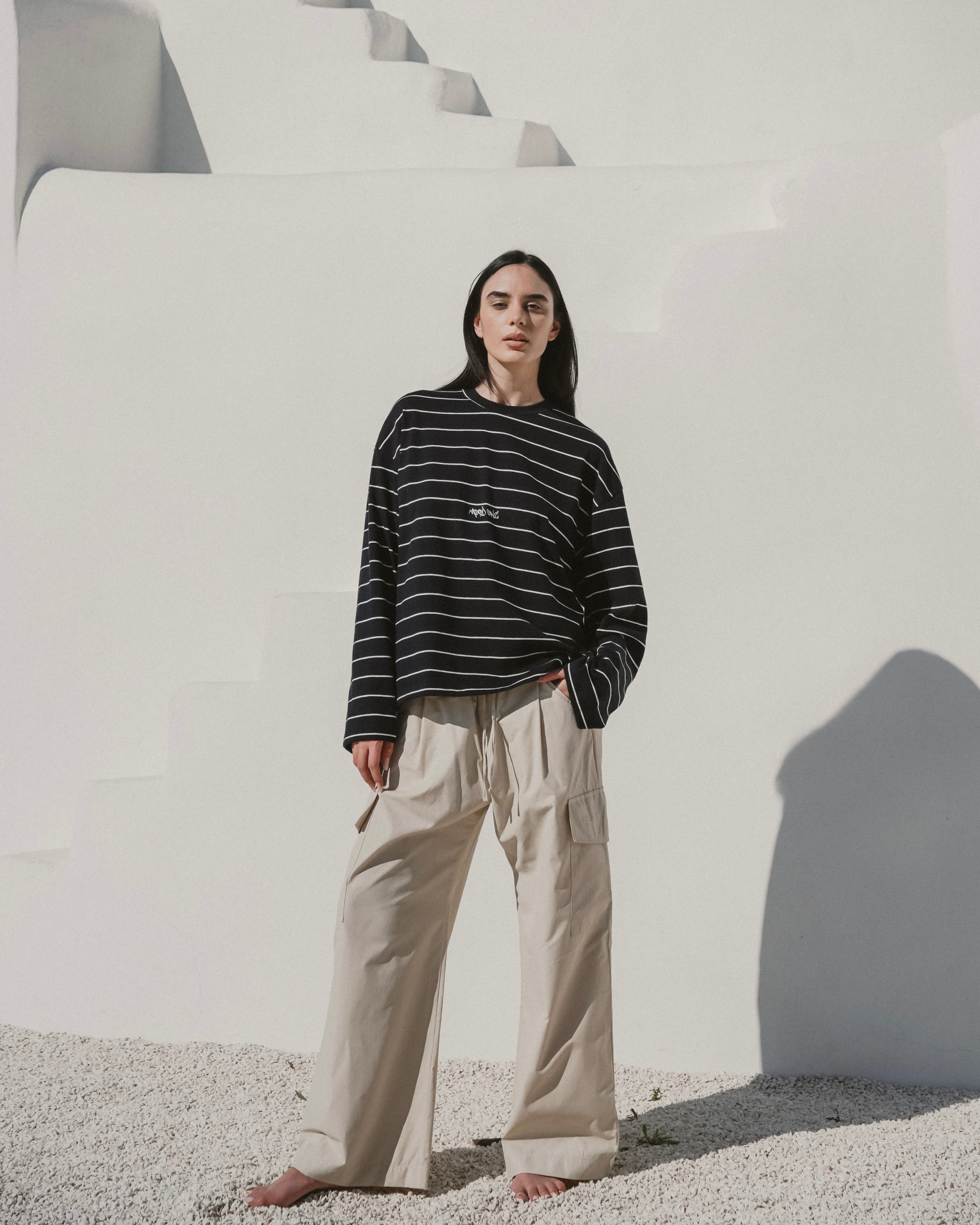 Black striped longsleeve