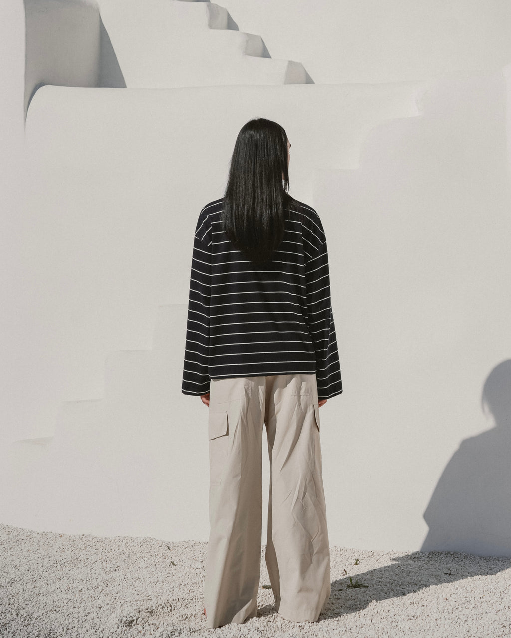 Black striped longsleeve