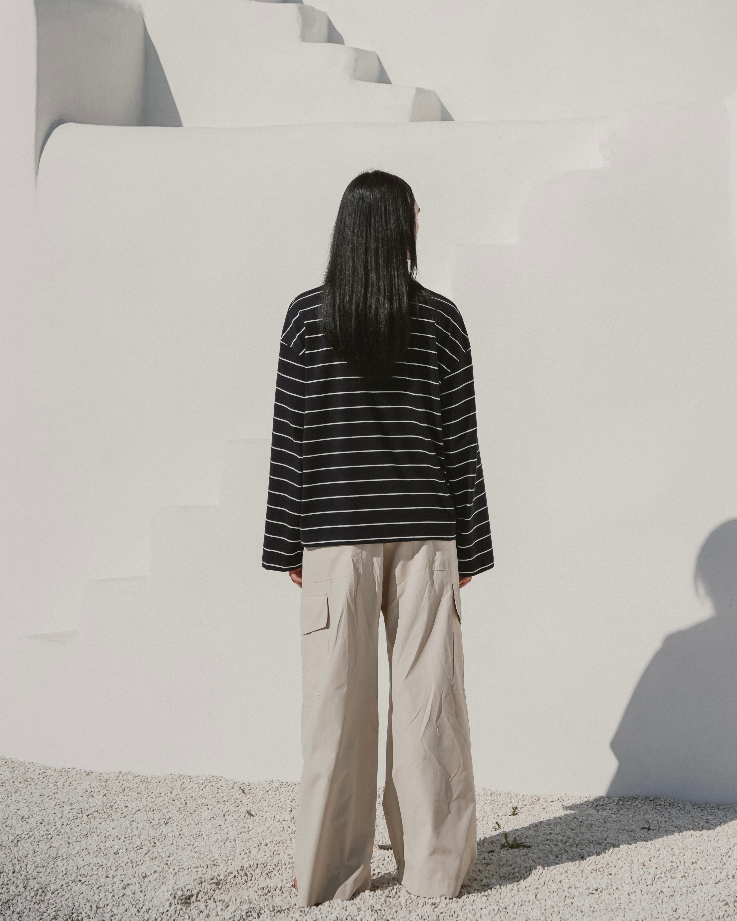 Black striped longsleeve