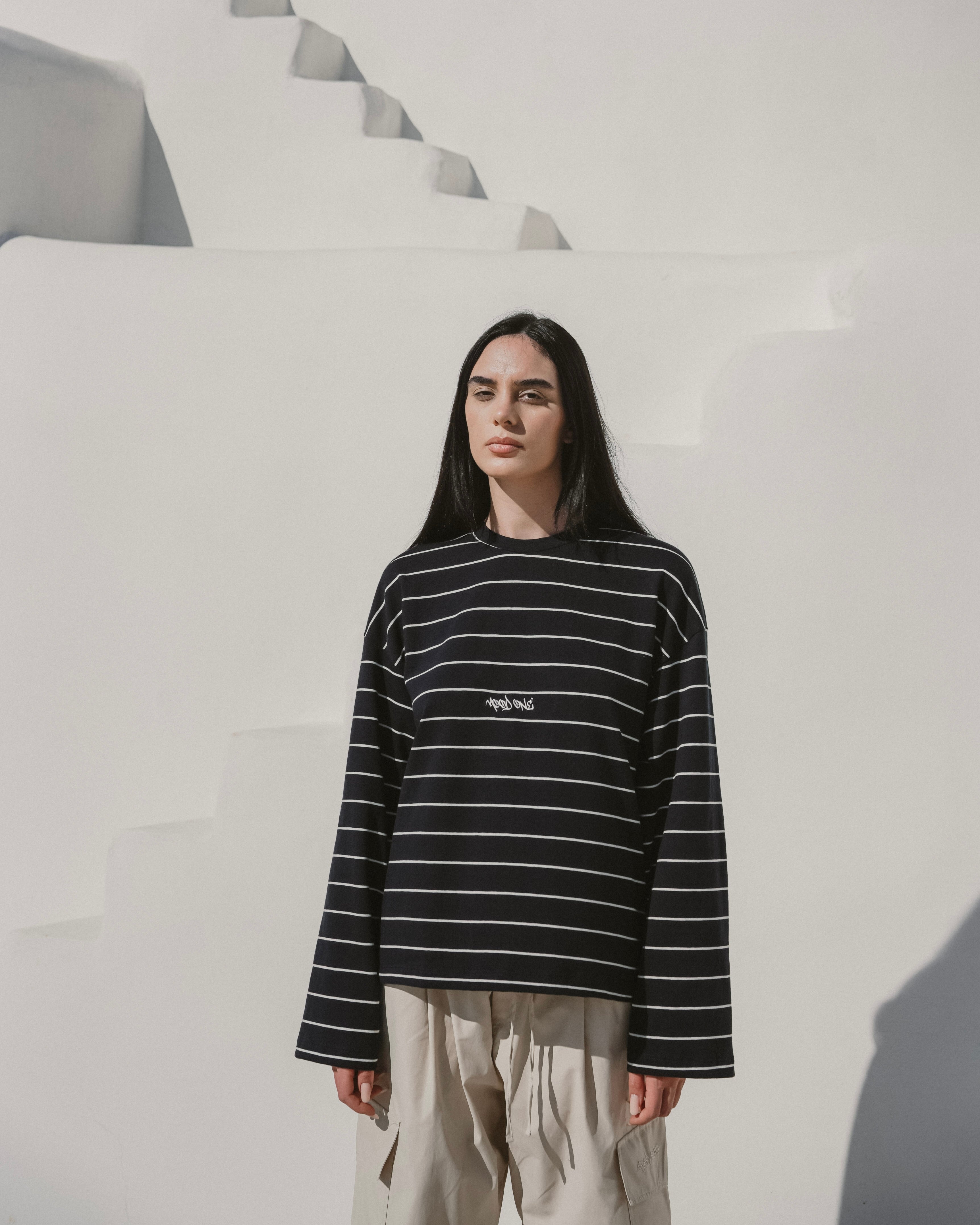 Black striped longsleeve