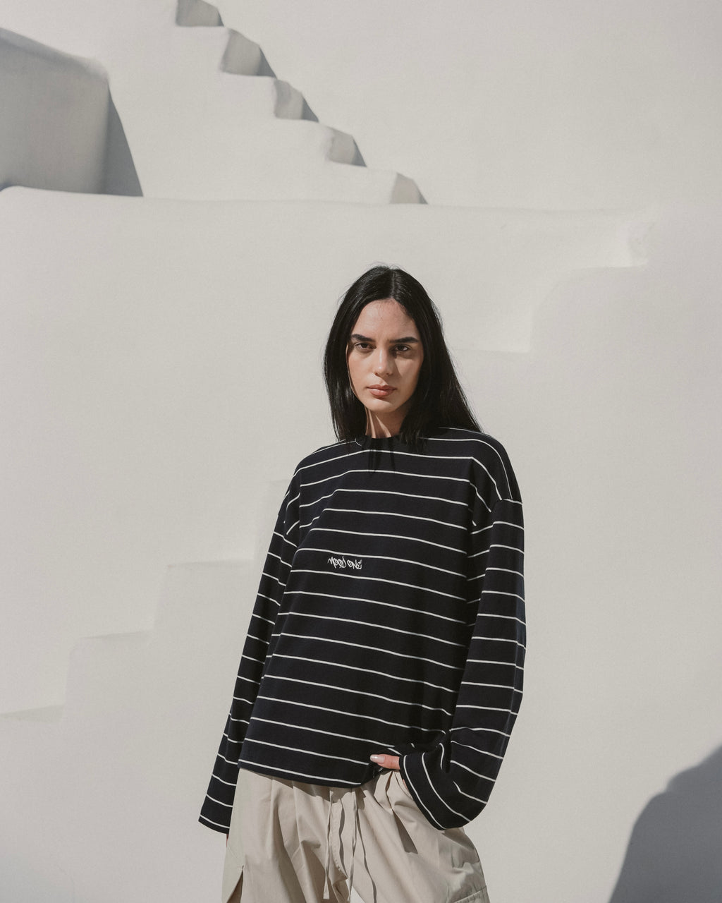 Black striped longsleeve
