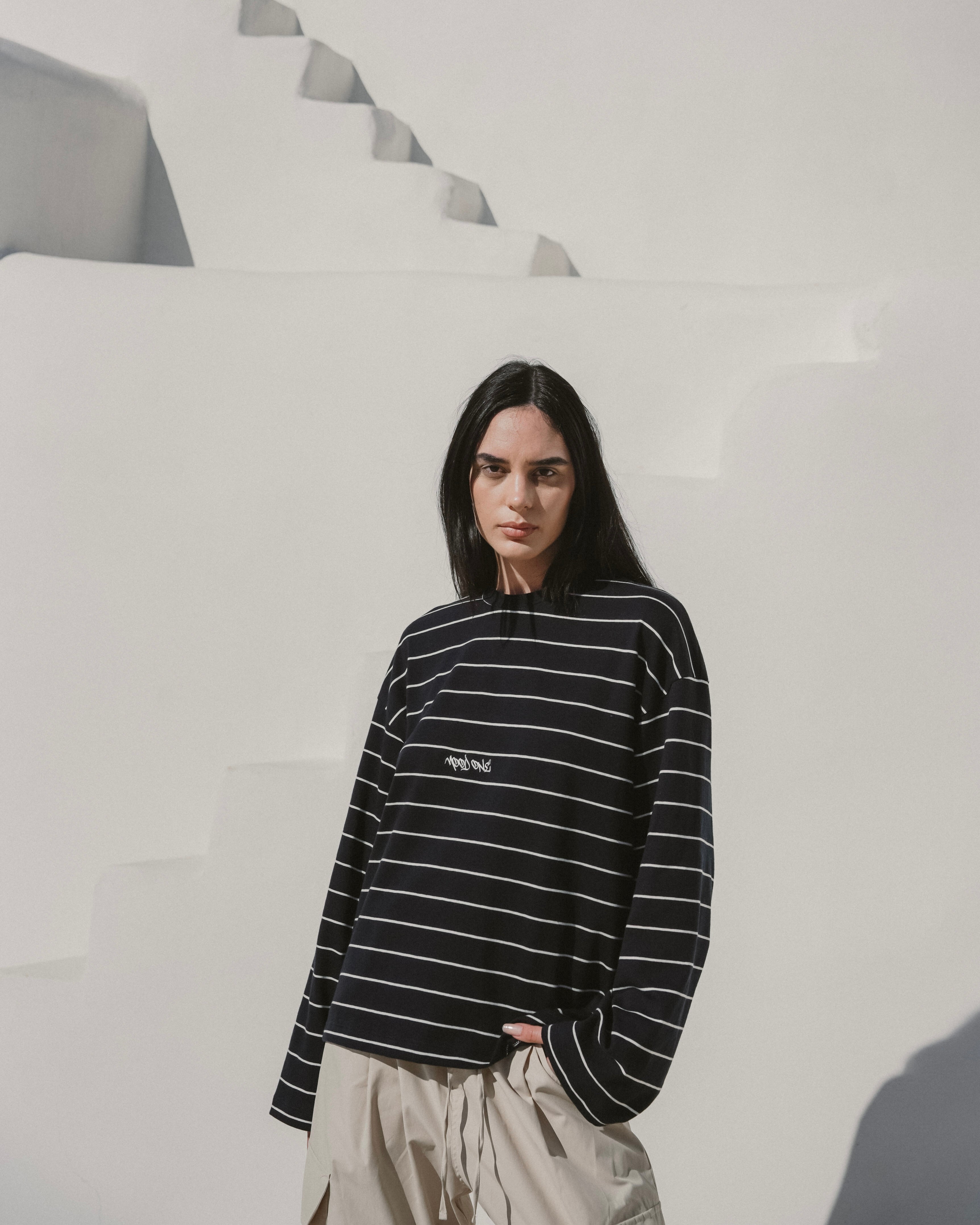 Black striped longsleeve