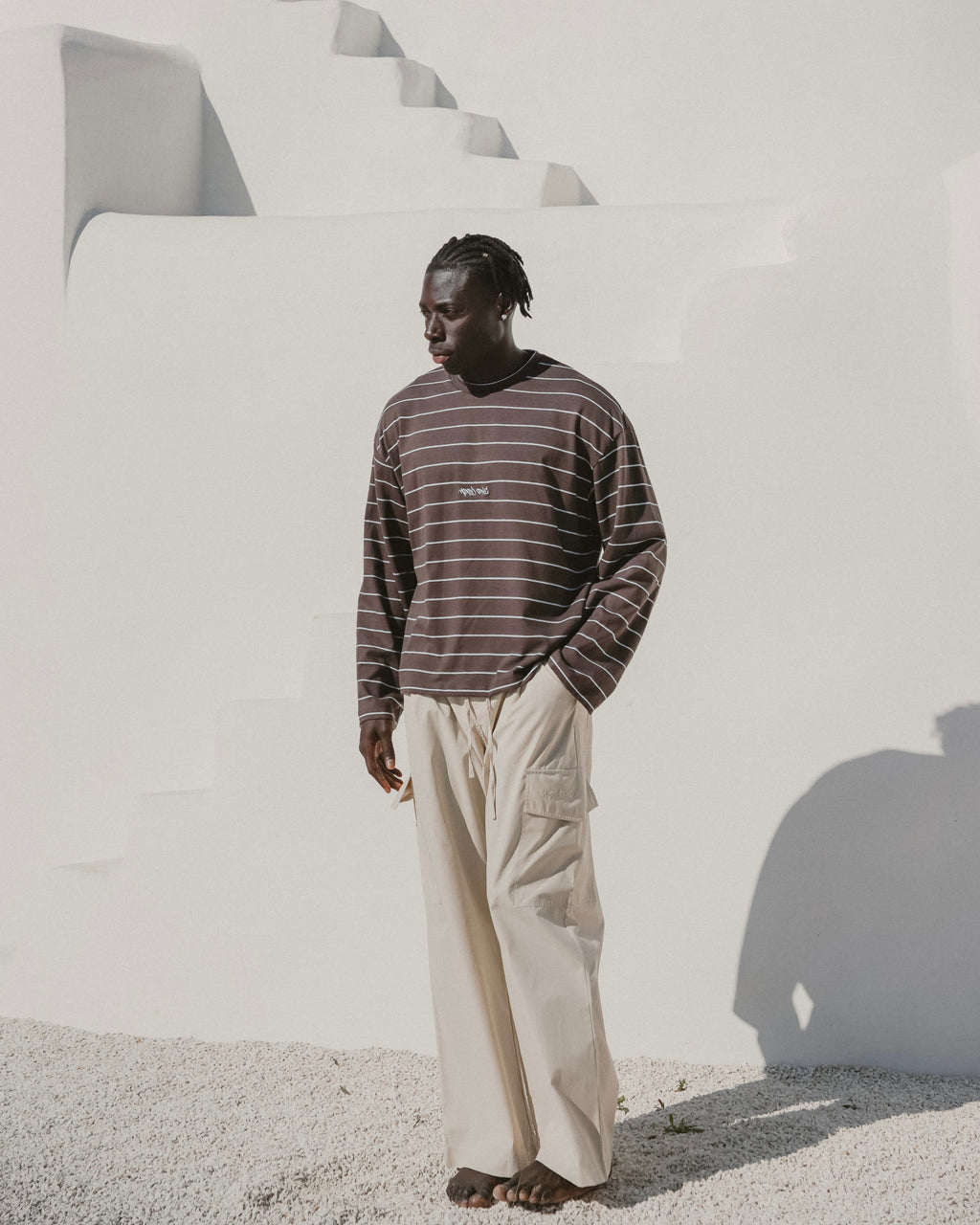 Brown striped longsleeve