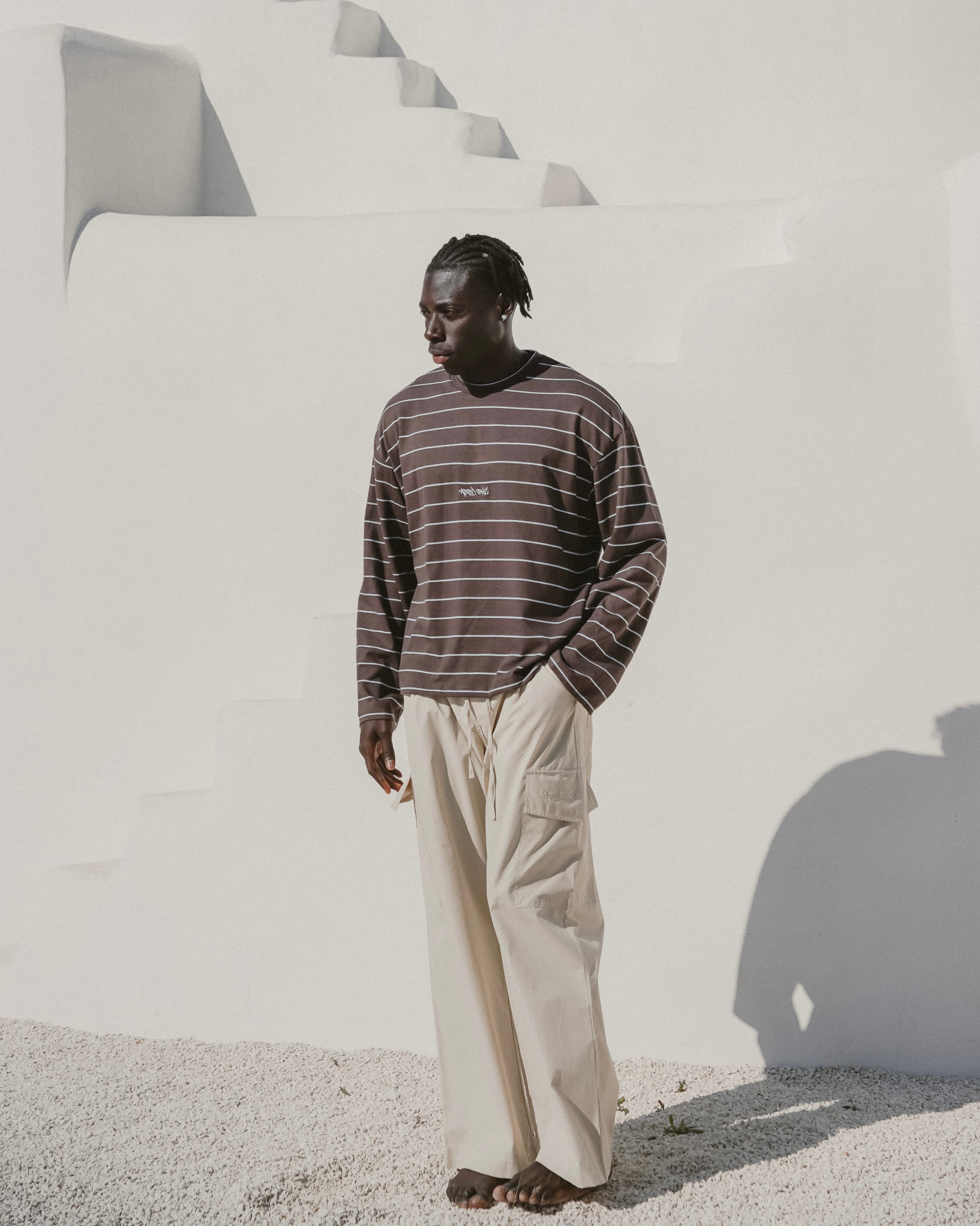 Brown striped longsleeve