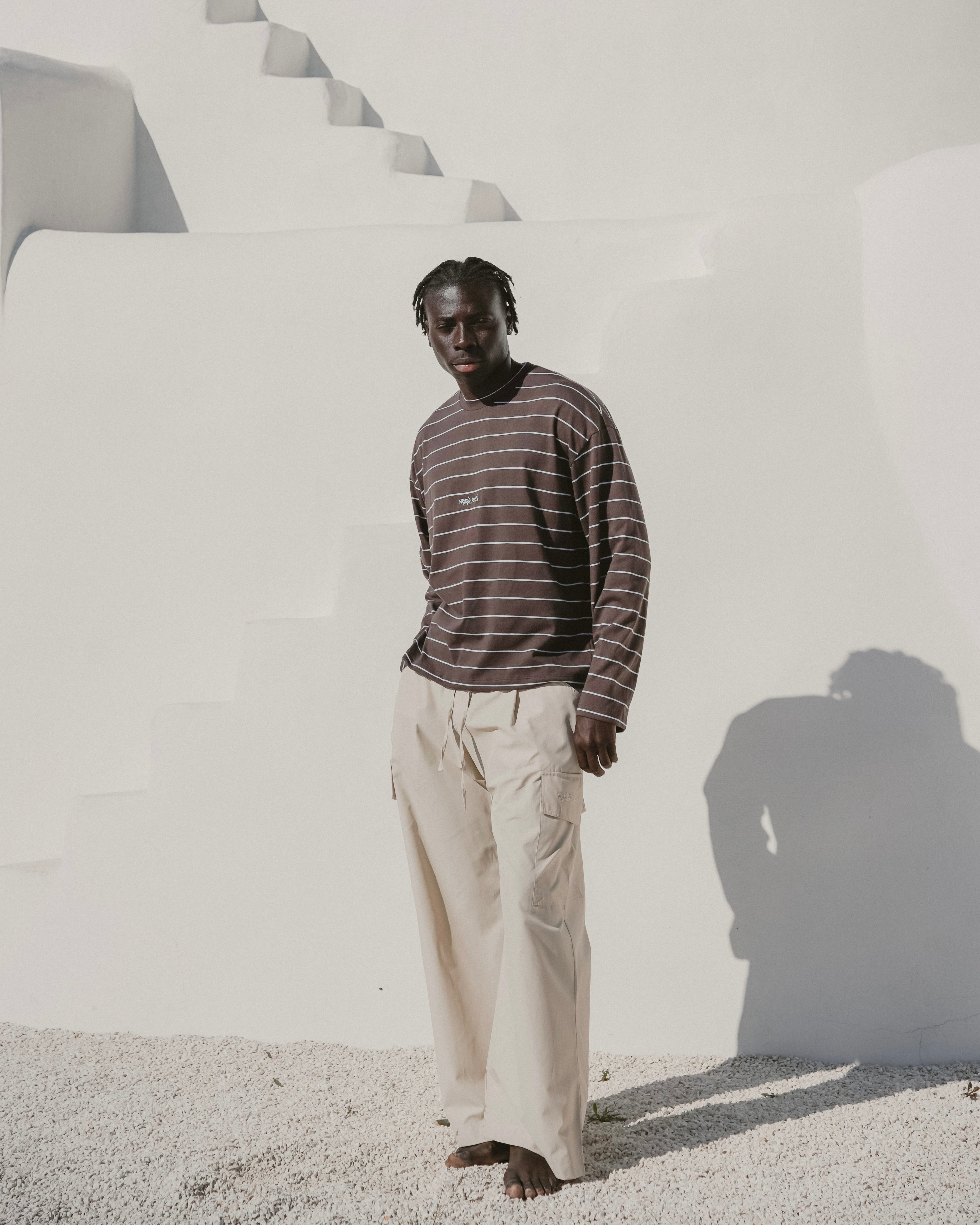 Brown striped longsleeve