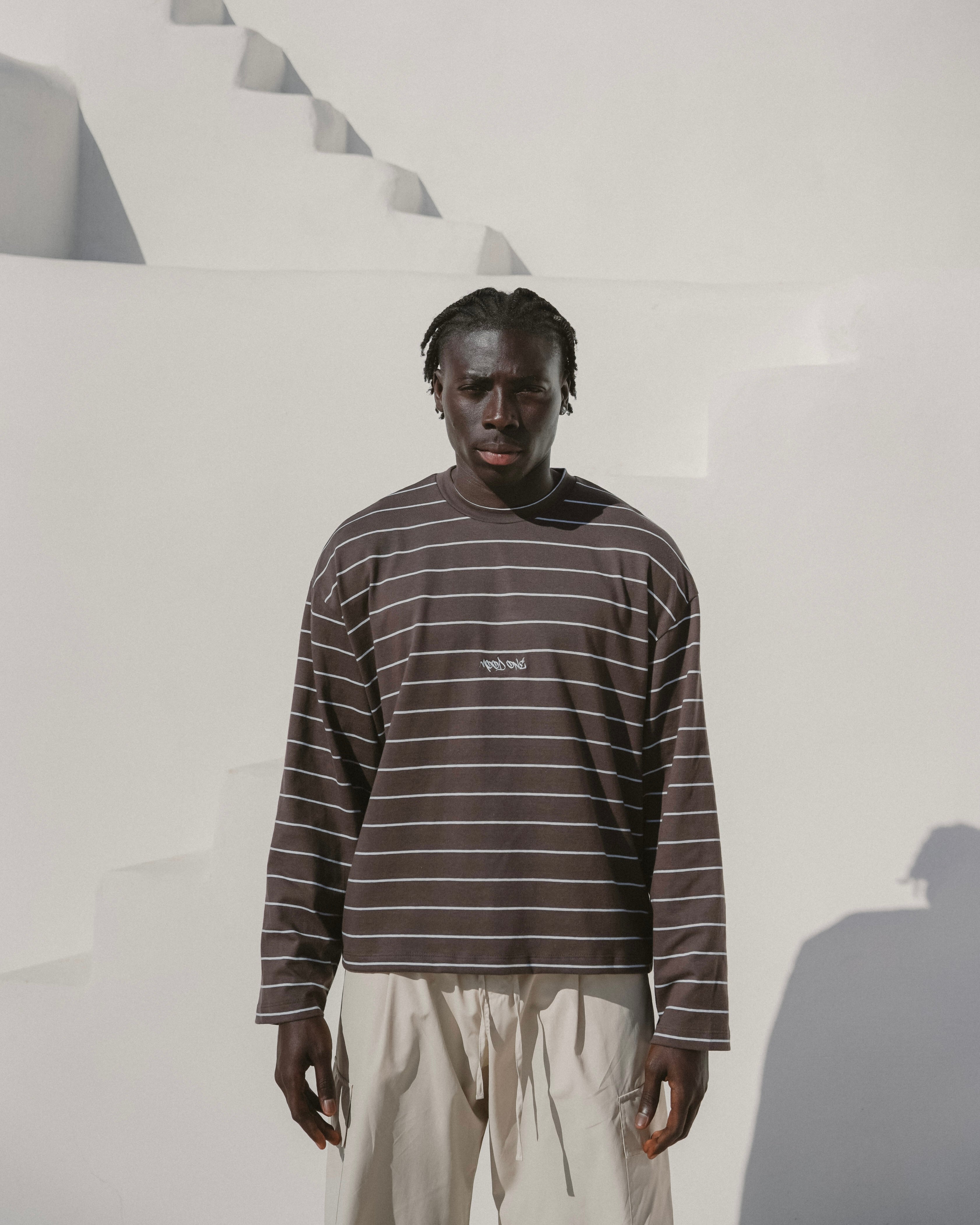 Brown striped longsleeve