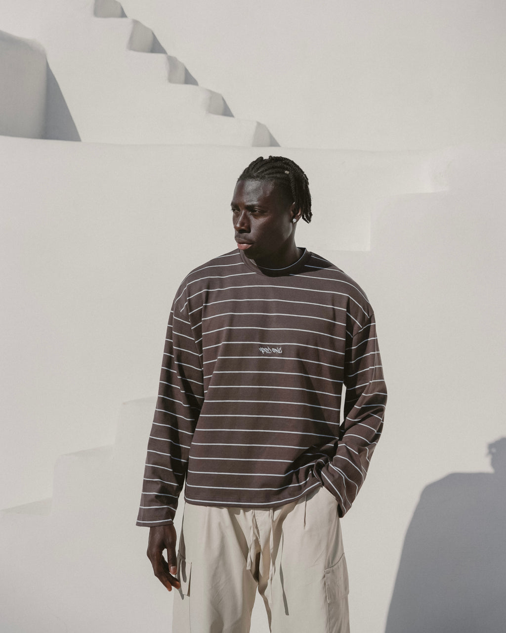 Brown striped longsleeve
