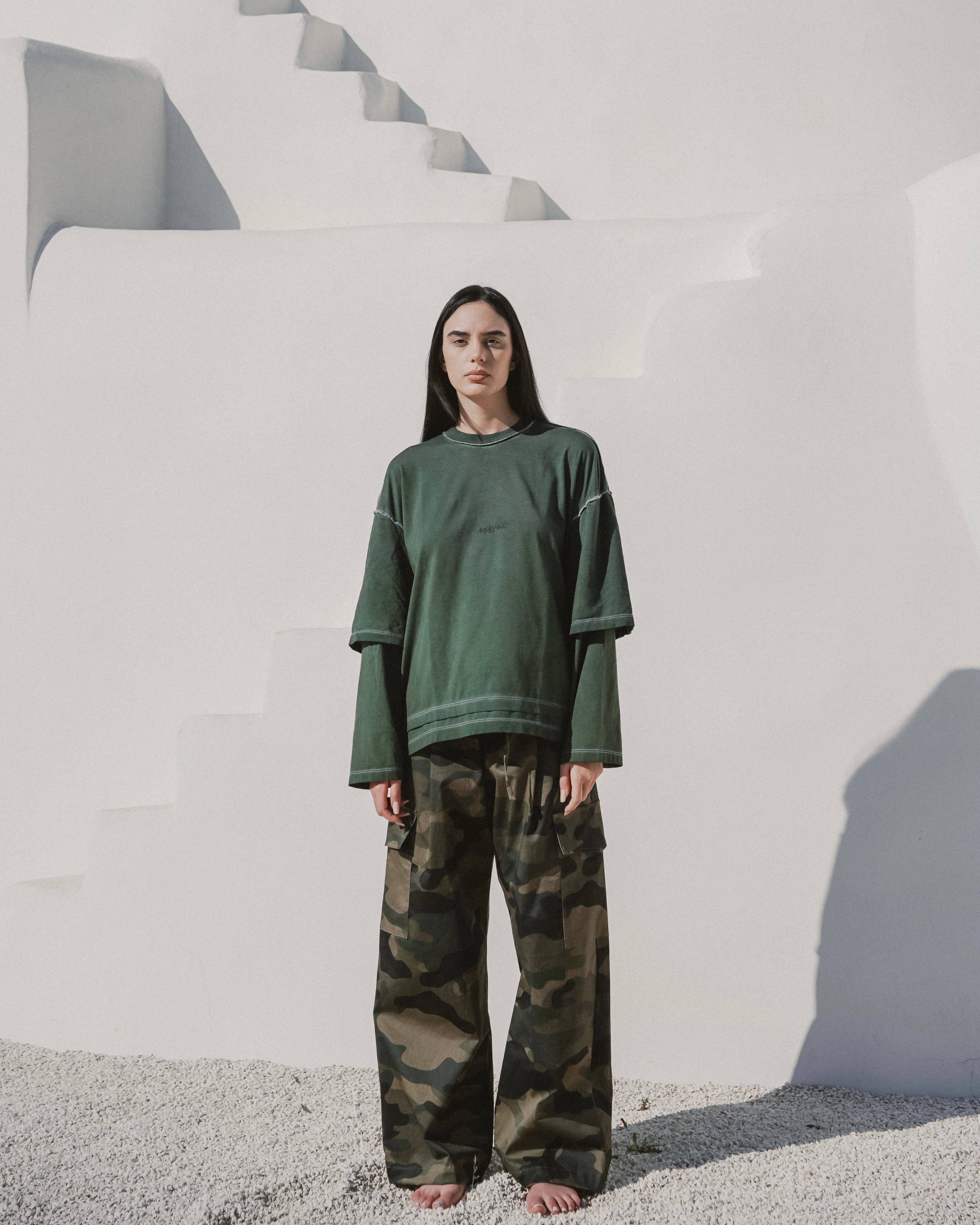 Camo cargo pants