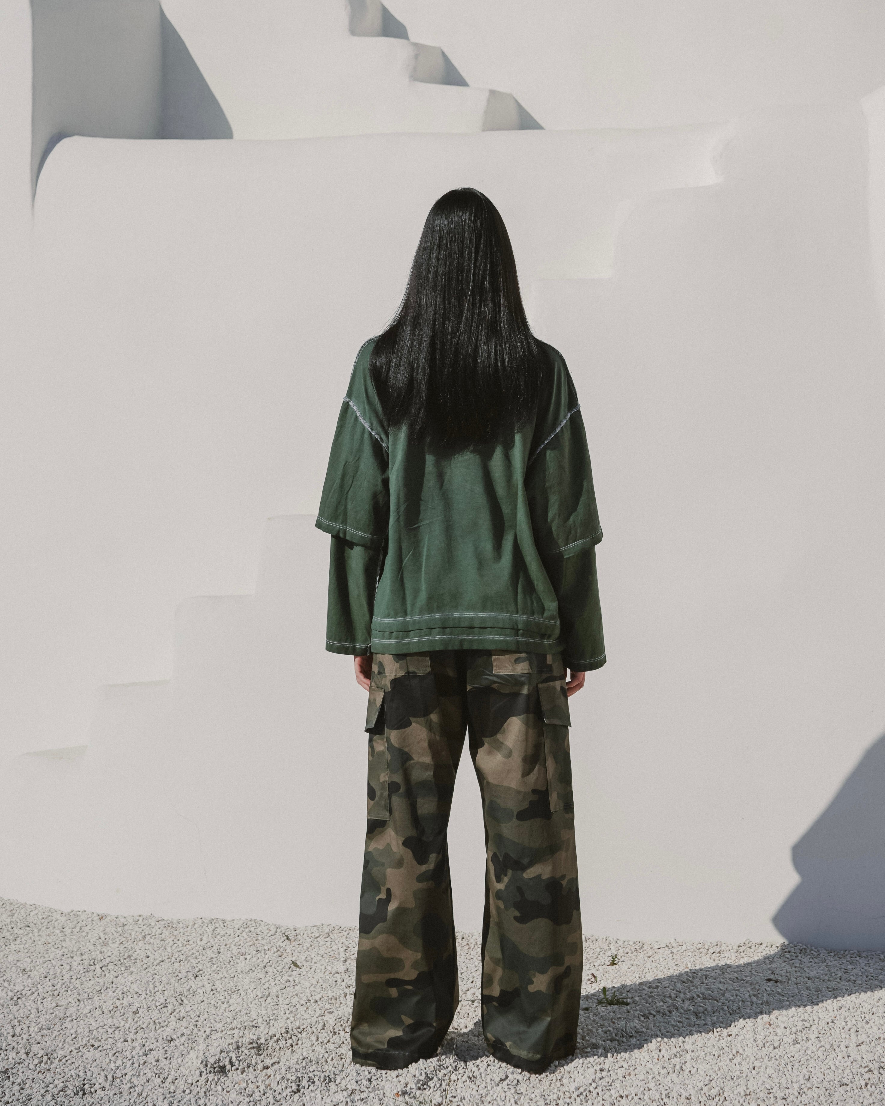 Faded dark green longsleeve