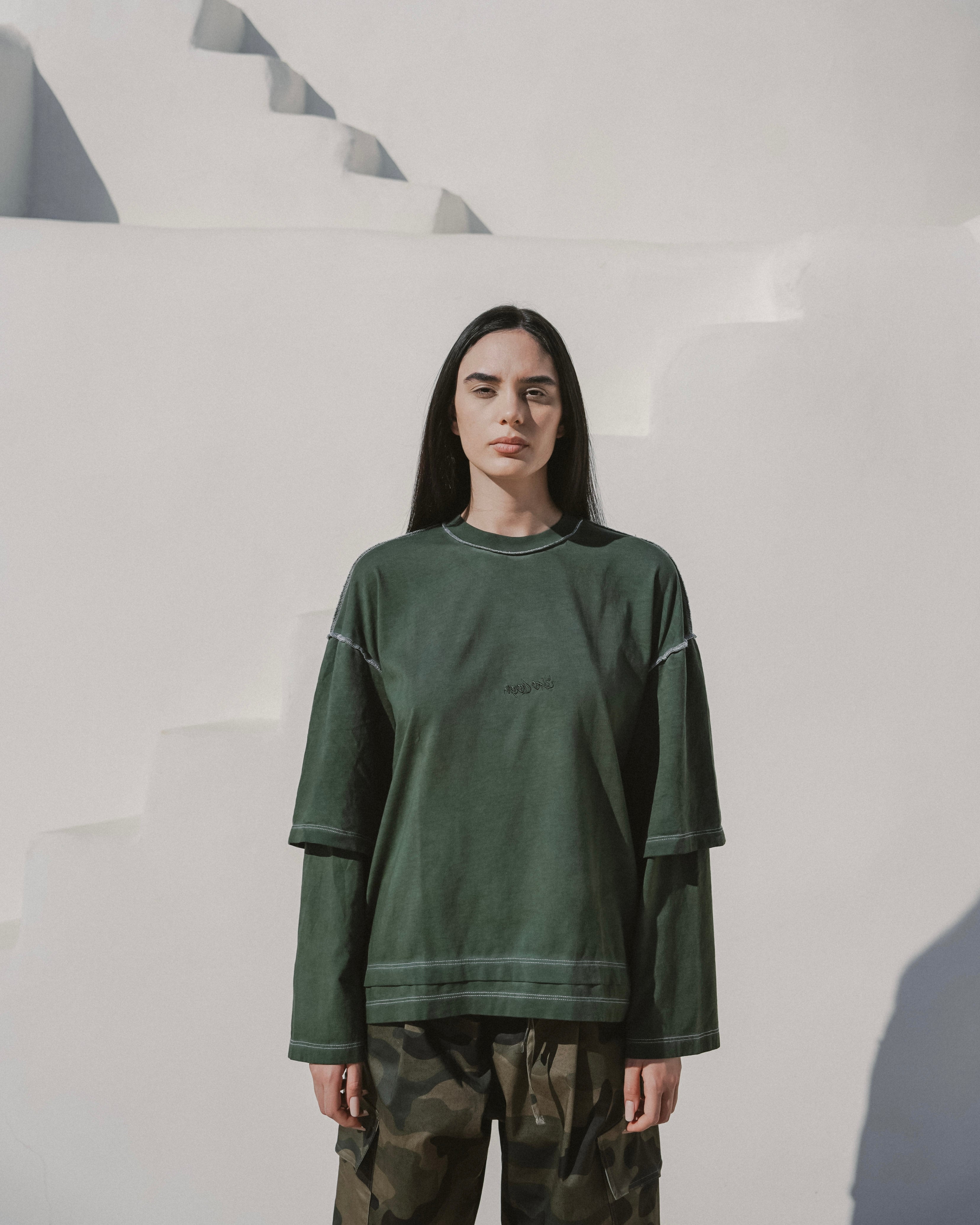 Faded dark green longsleeve