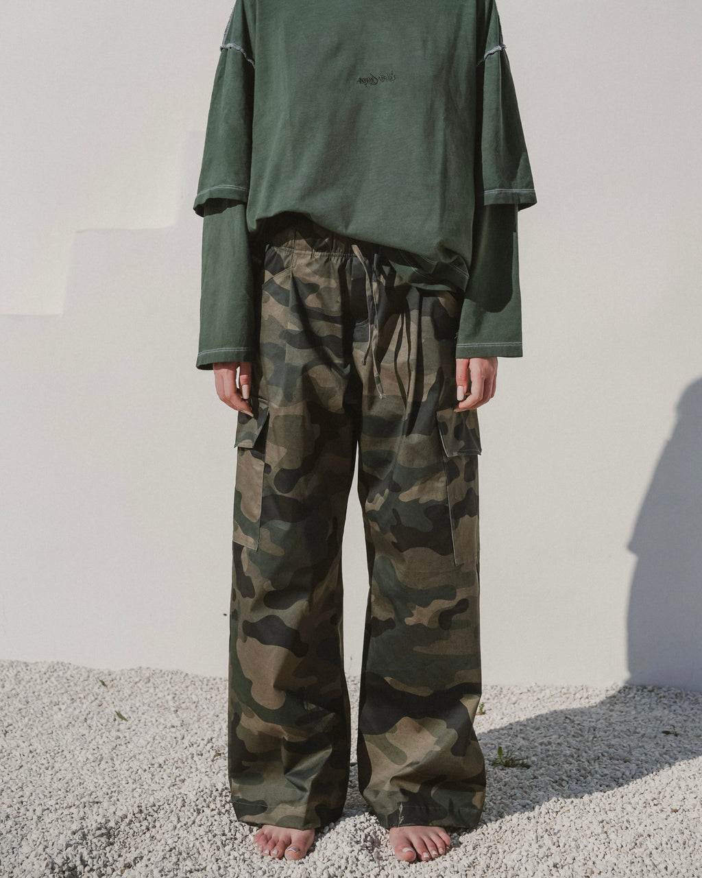Camo cargo pants