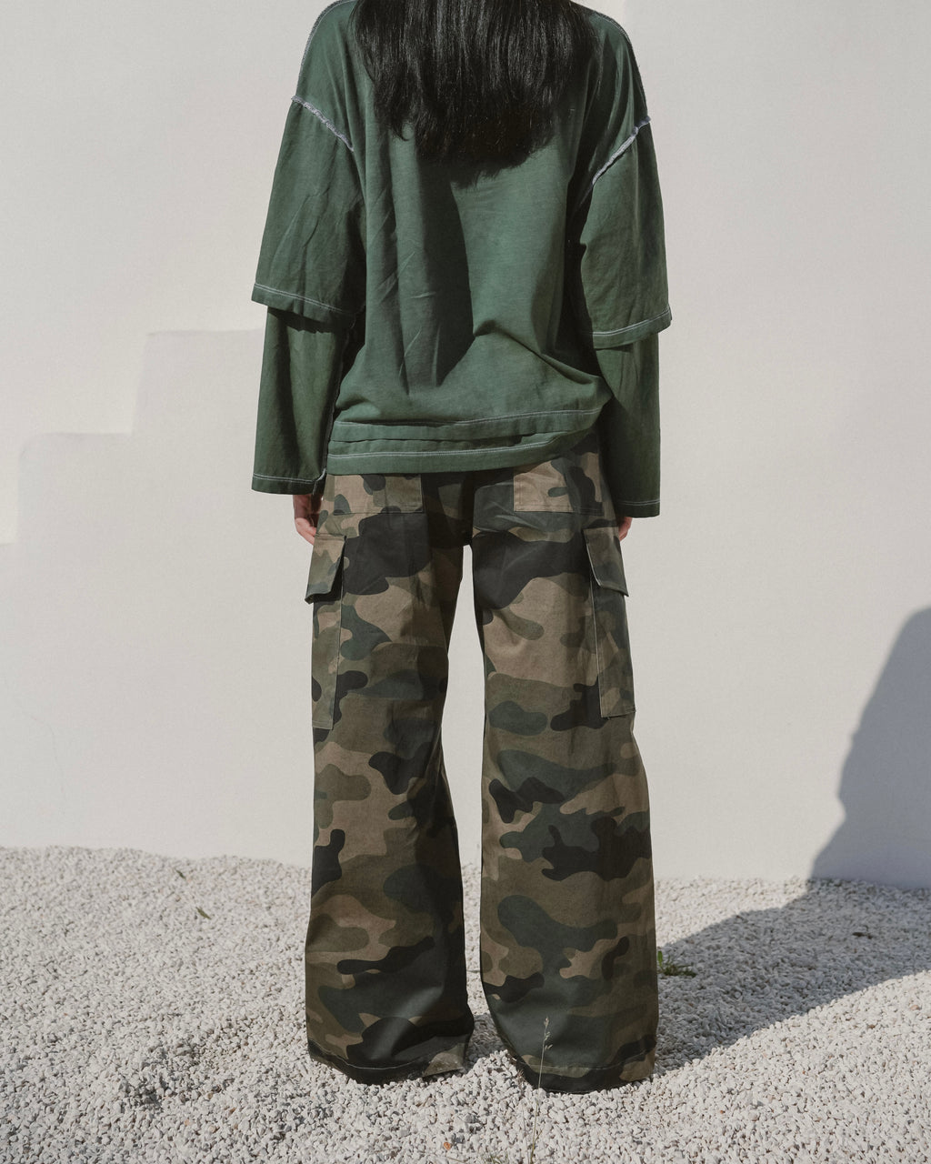 Camo cargo pants