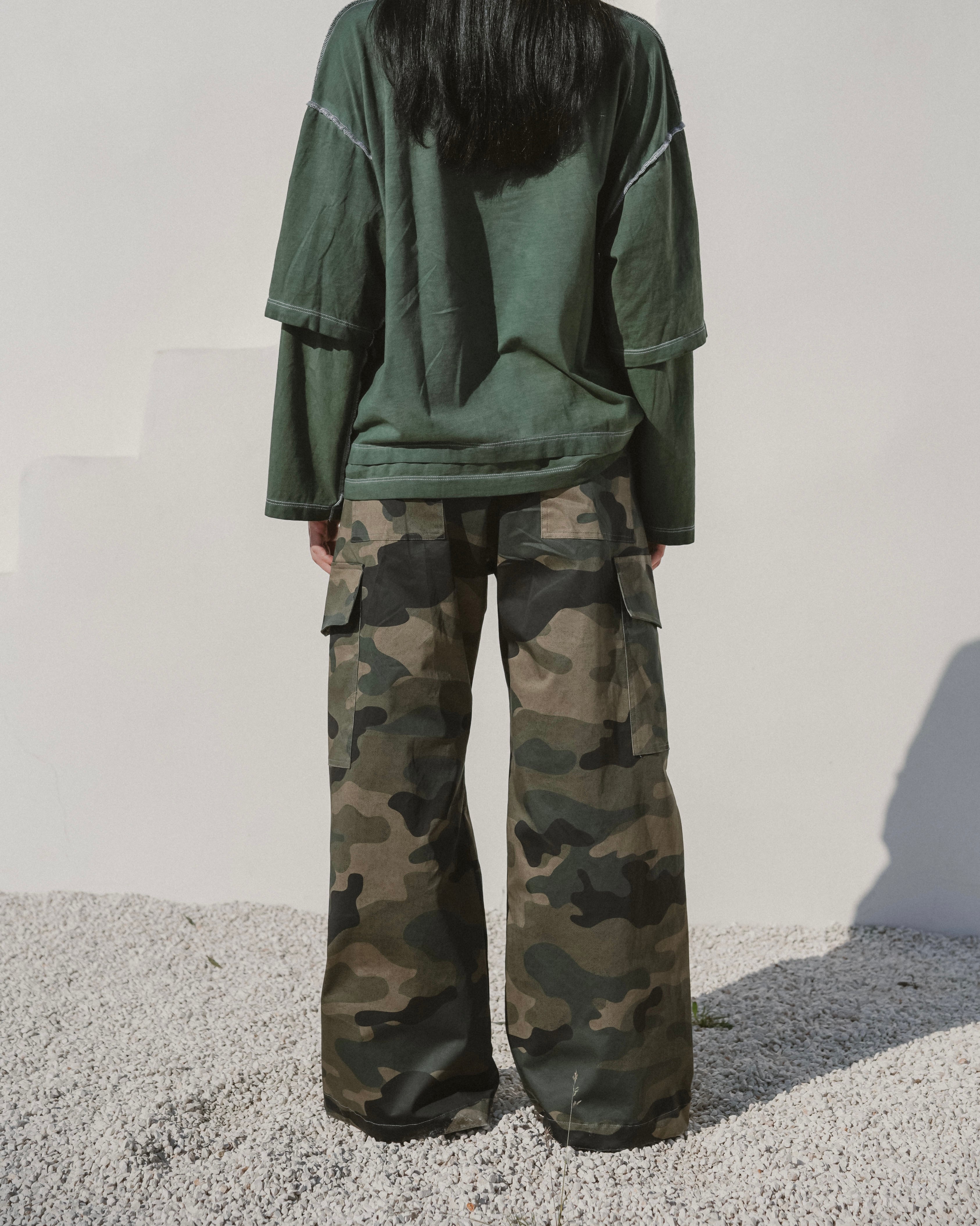 Camo cargo pants