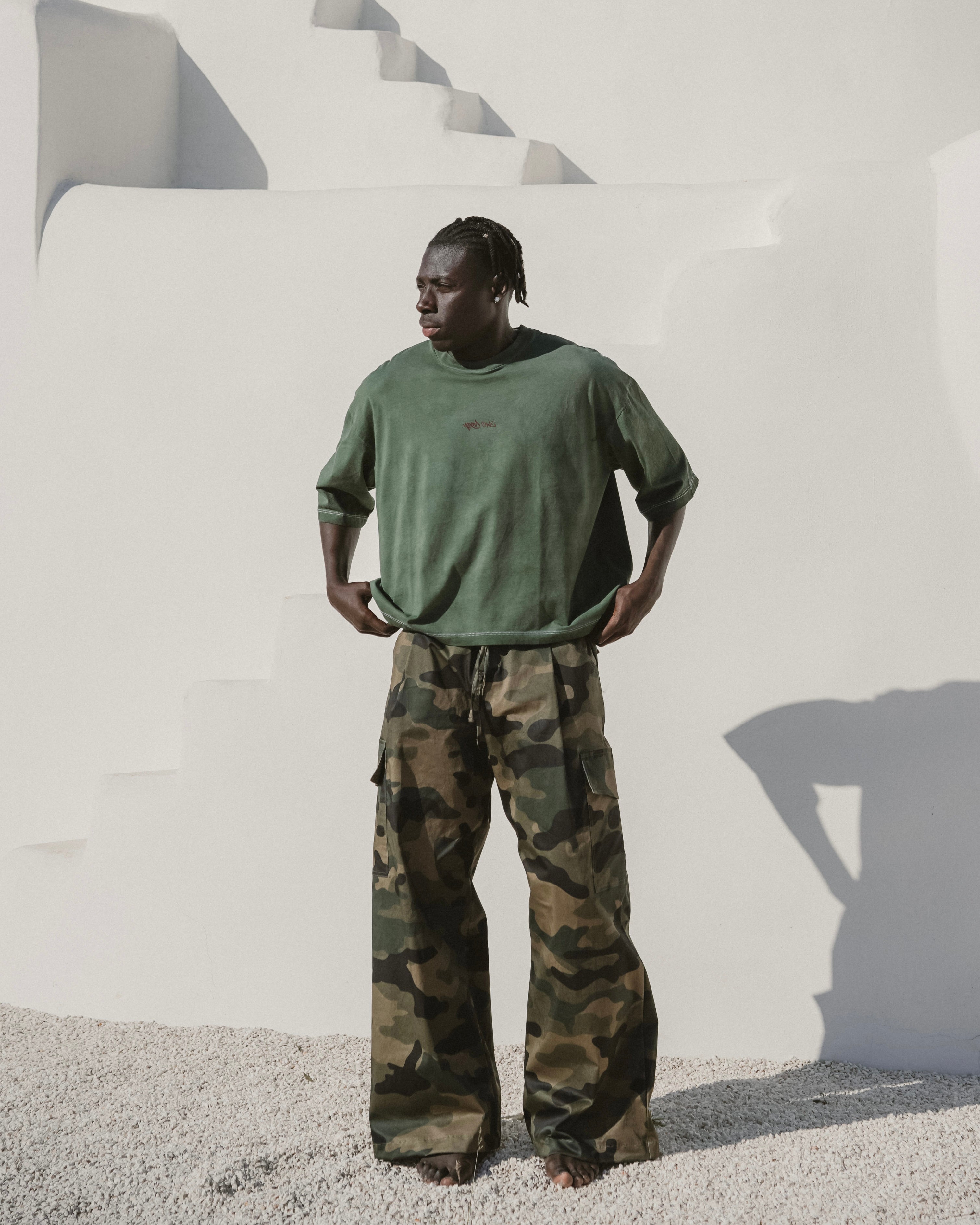 Camo cargo pants