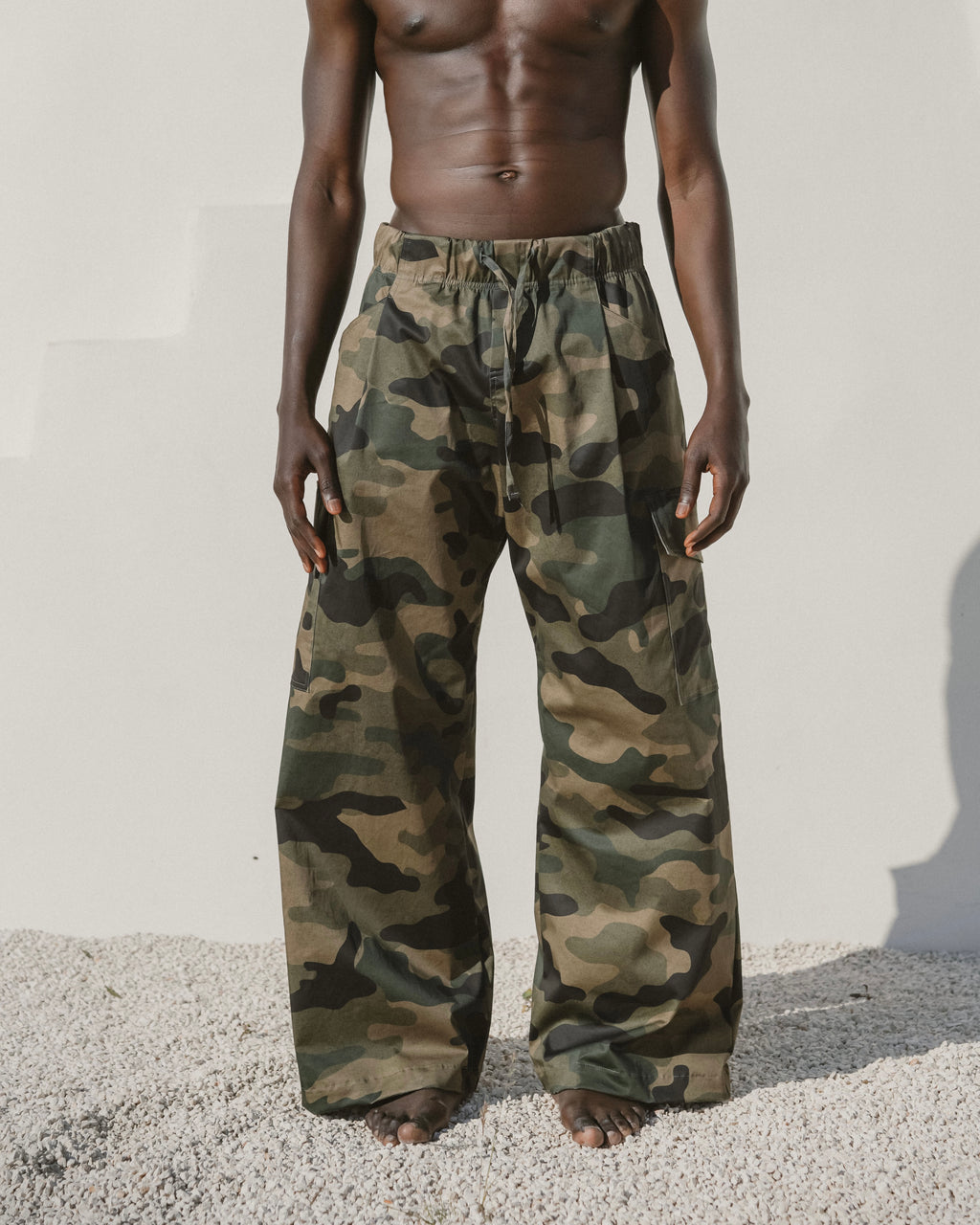 Camo cargo pants