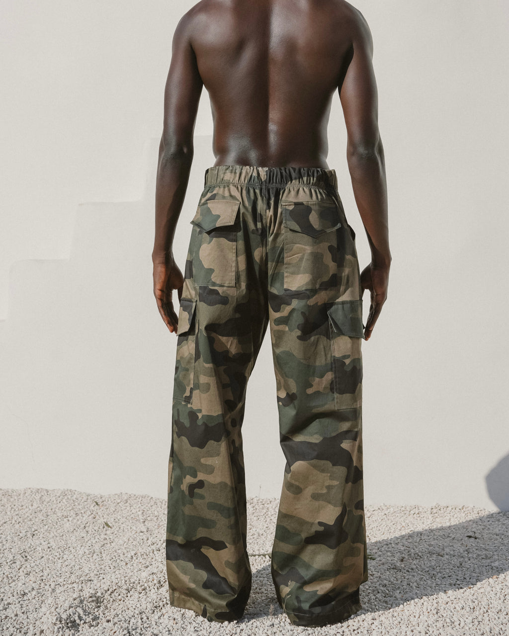 Camo cargo pants