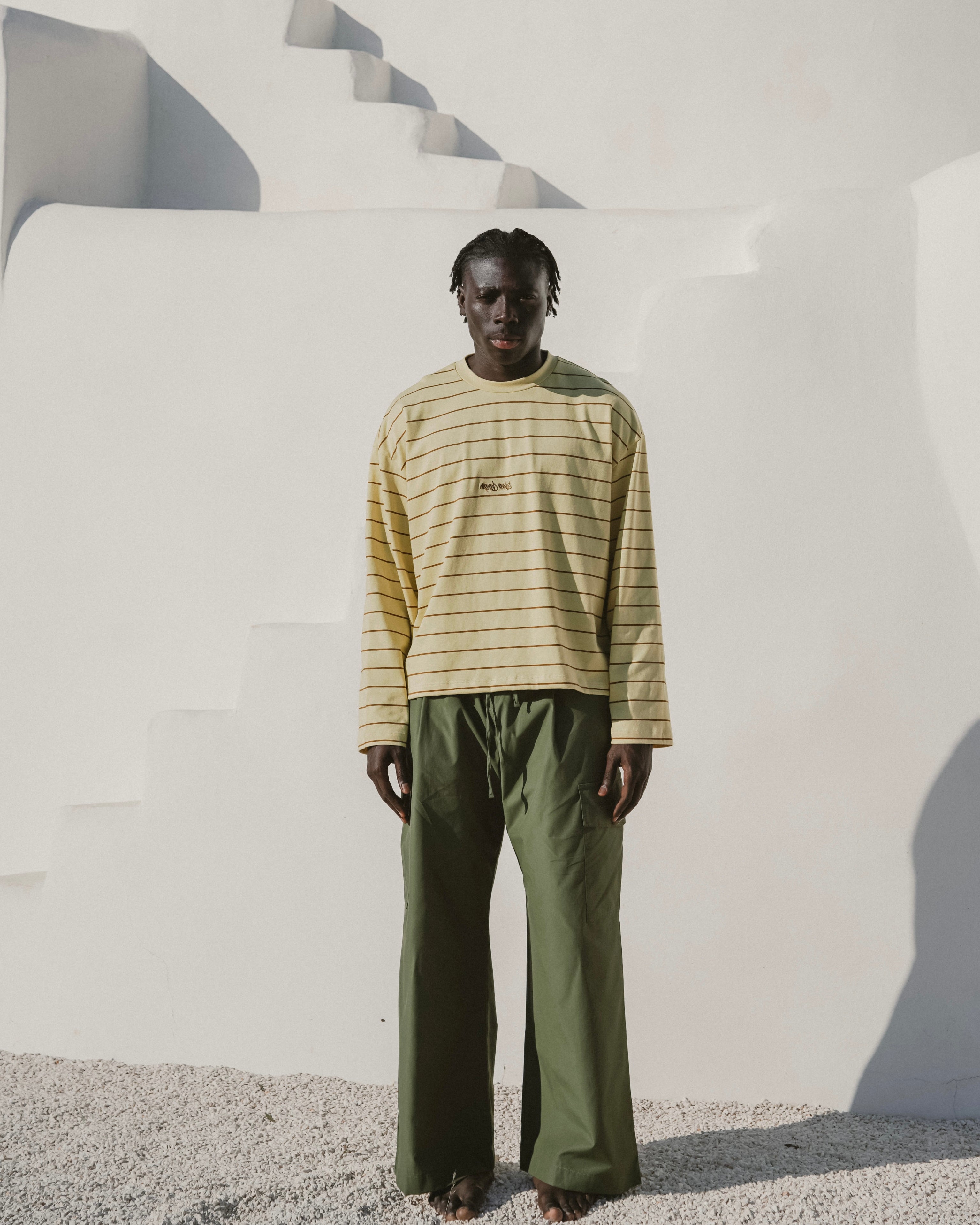 Yellow striped longsleeve