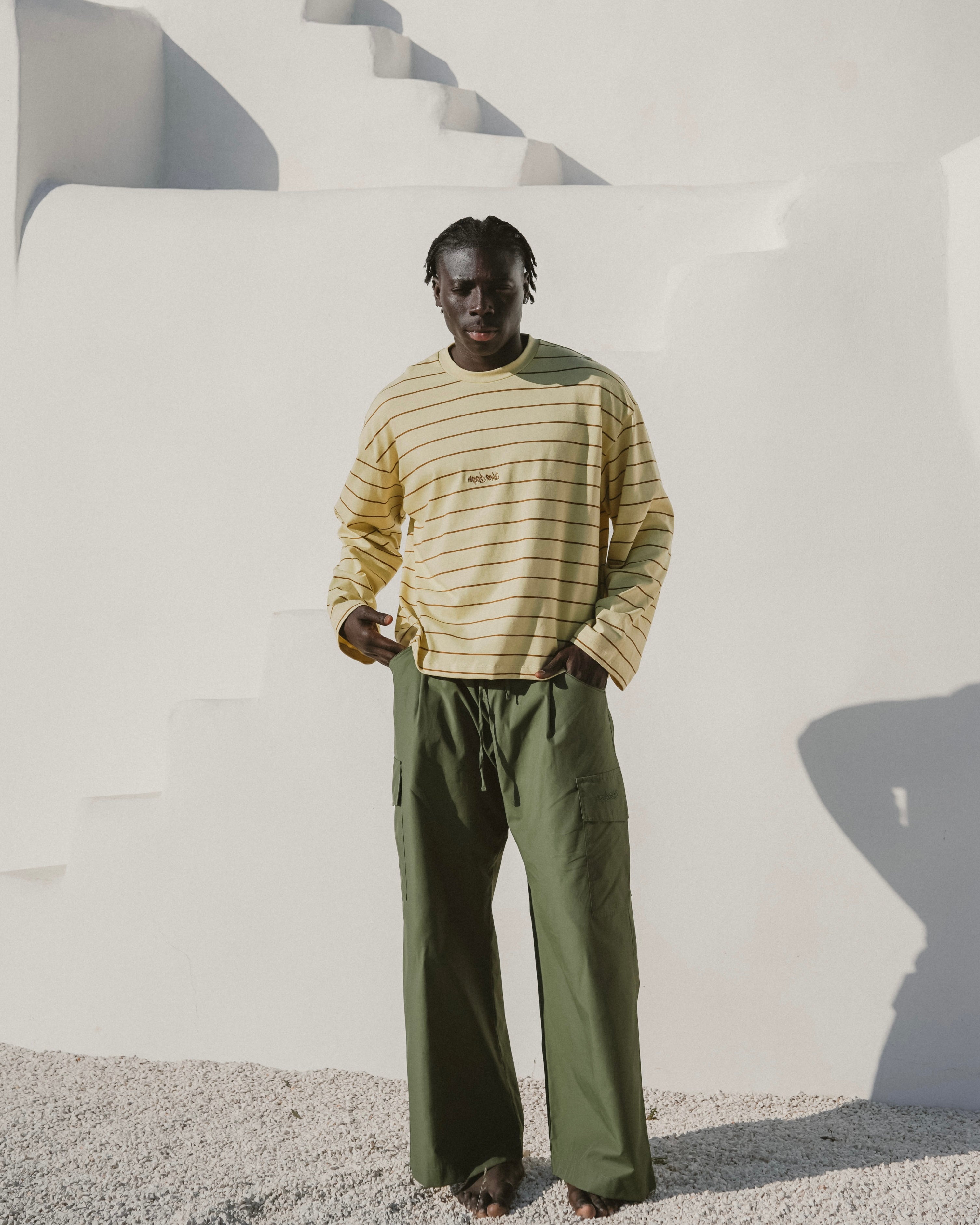 Yellow striped longsleeve