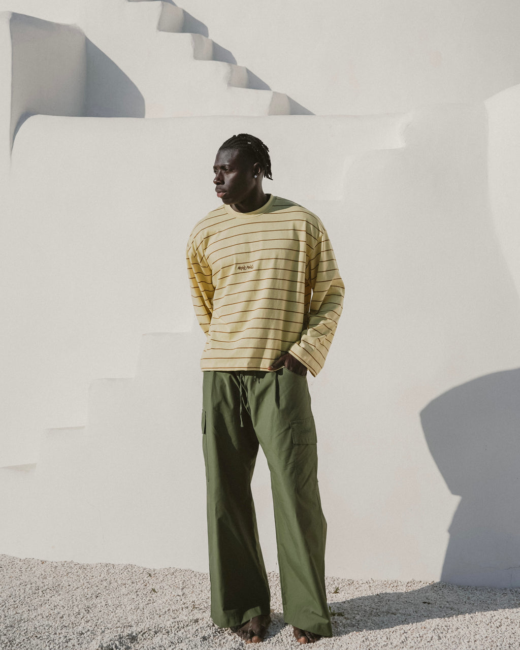 Green cargo pant