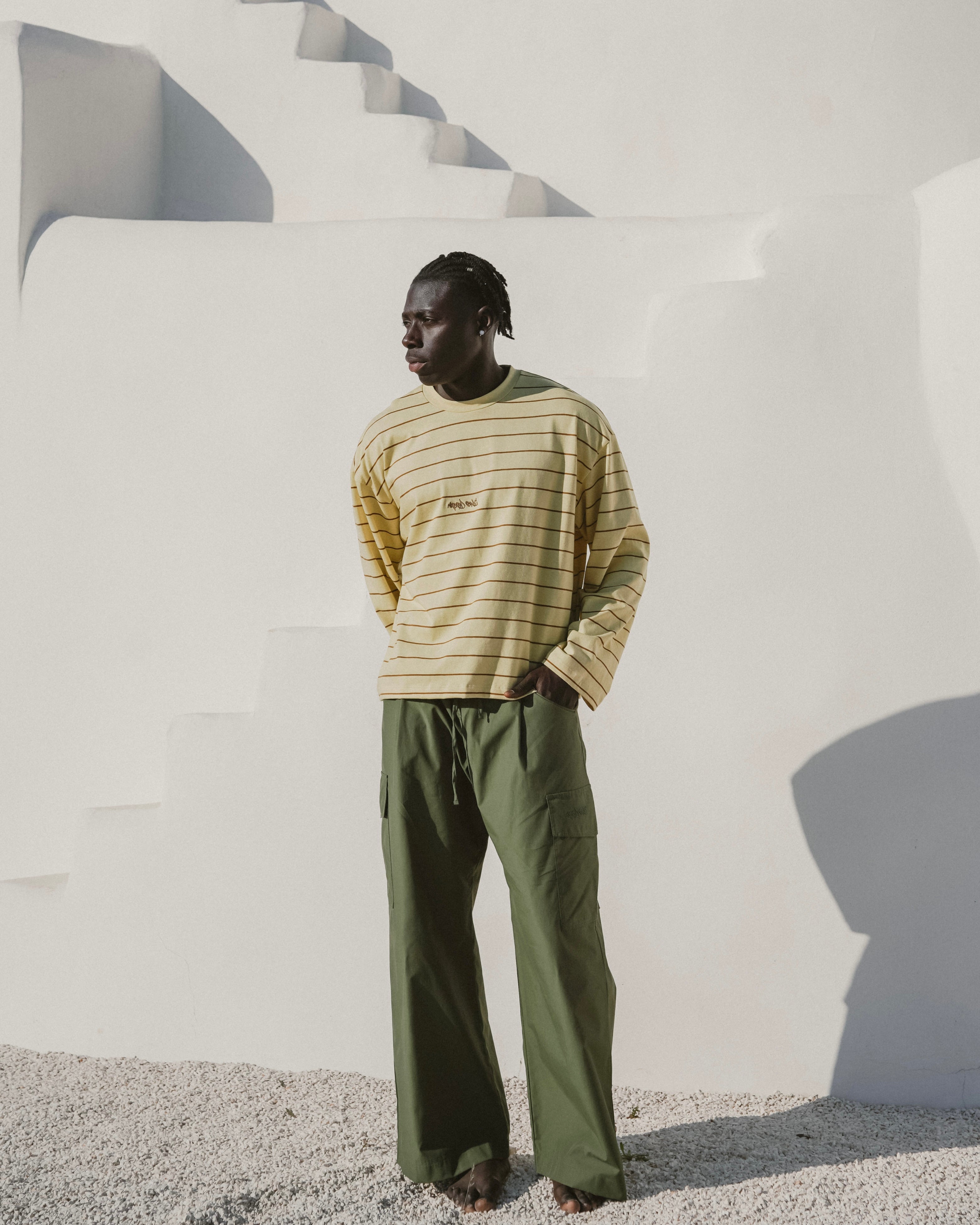 Yellow striped longsleeve