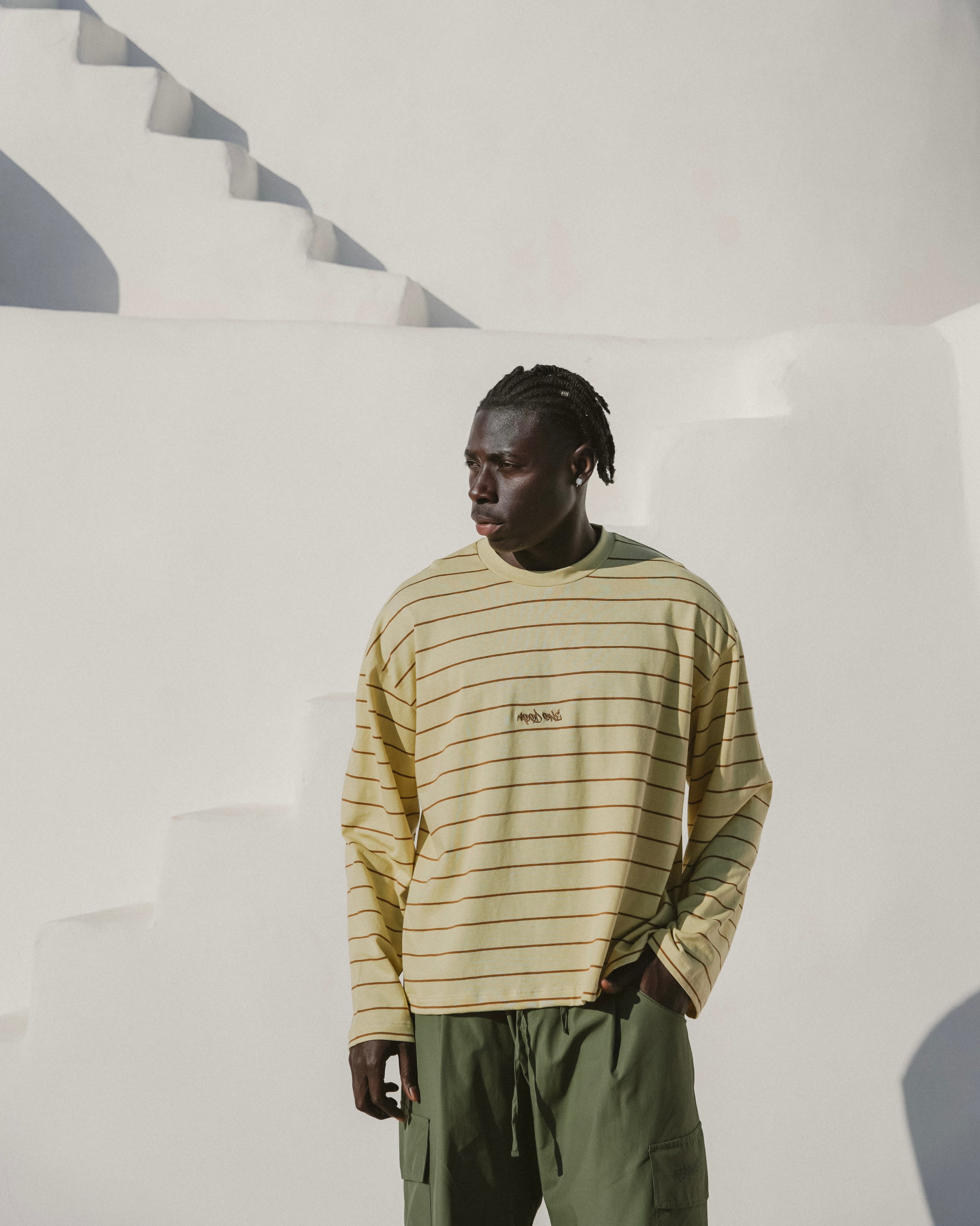 Yellow striped longsleeve