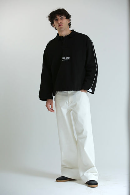 Polo felpa logo crop
