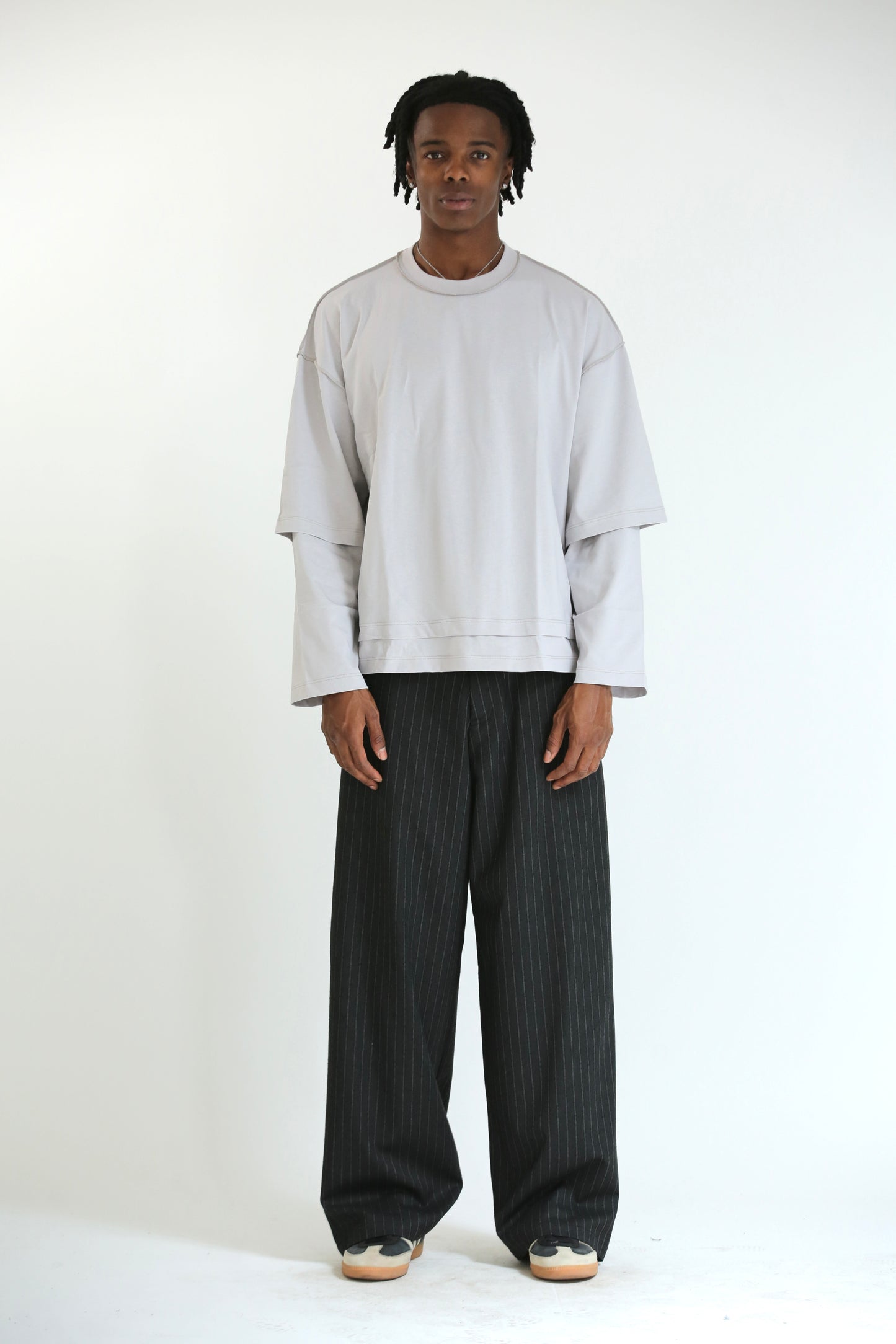 Long sleeve grigio perla