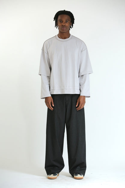 Long sleeve grigio perla