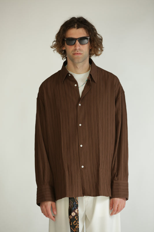 Camicia crepes moro