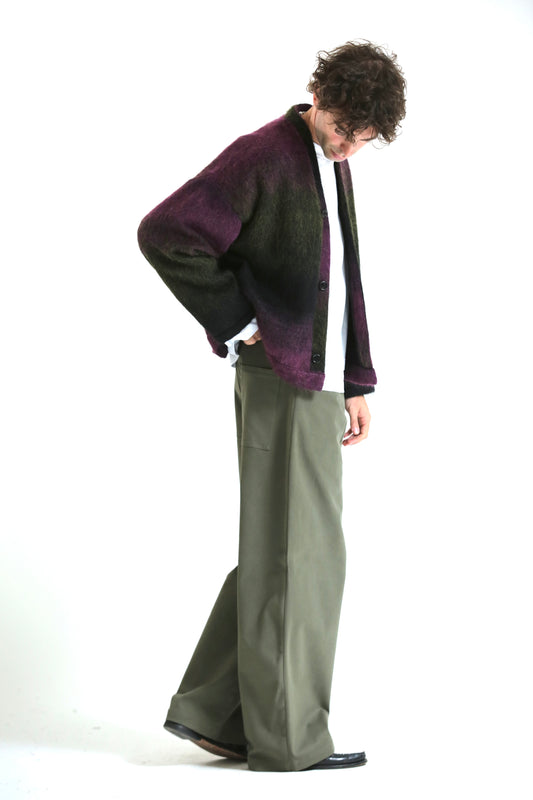 Pantalone baggy verde