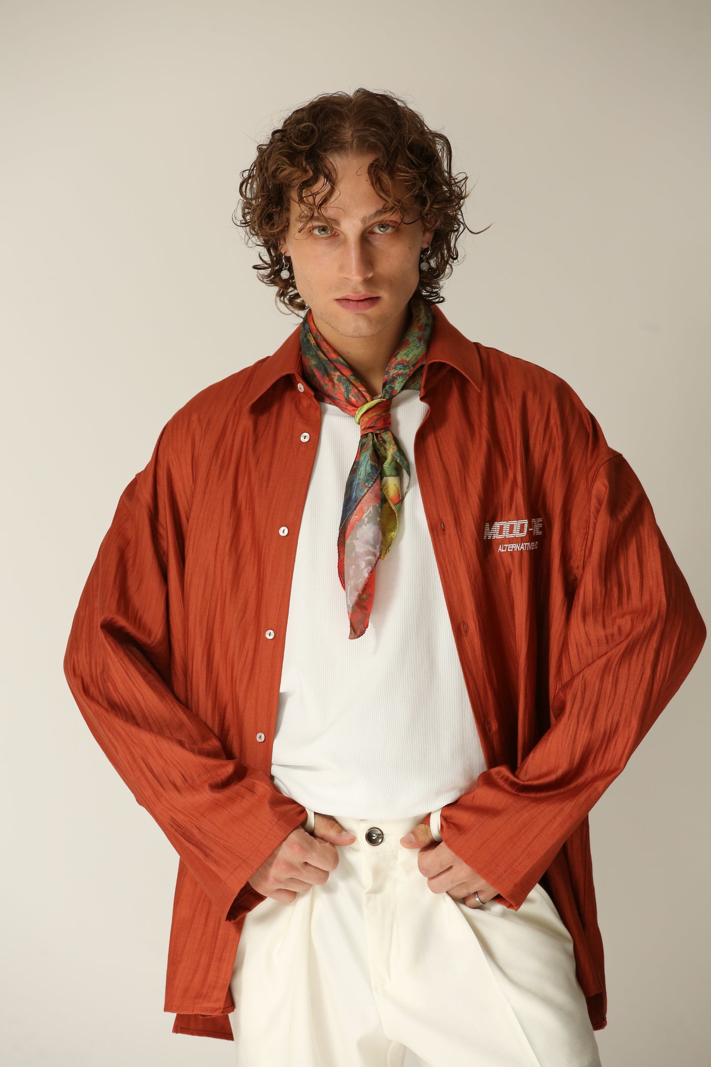 Camicia mondo color rame