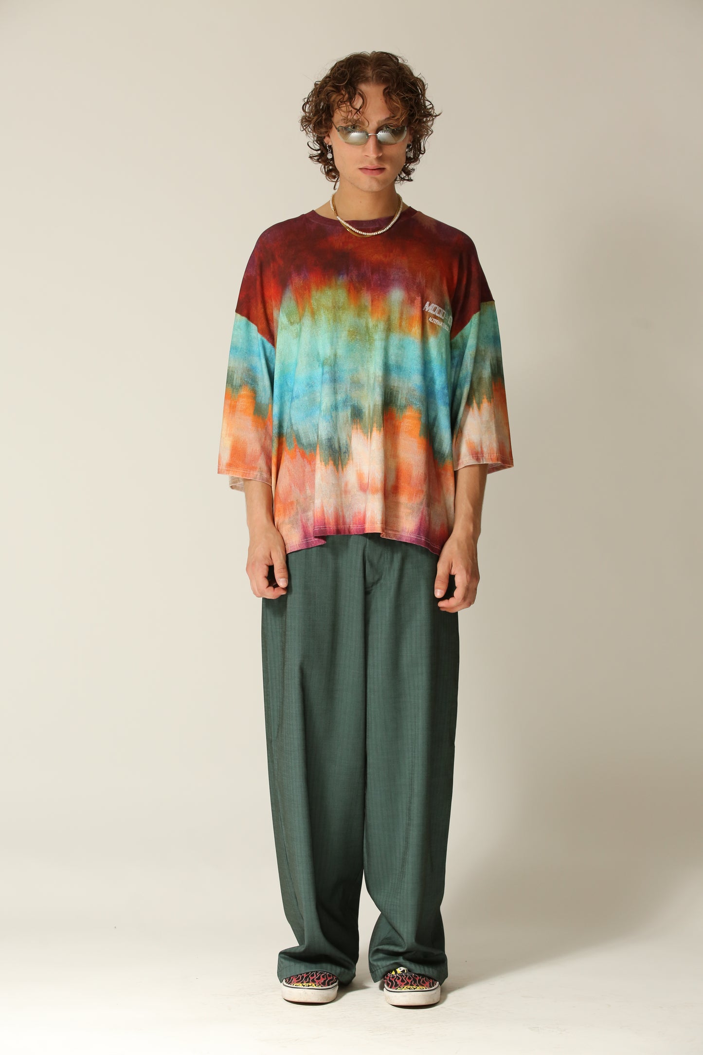 Pantalone Baggy verde solarium