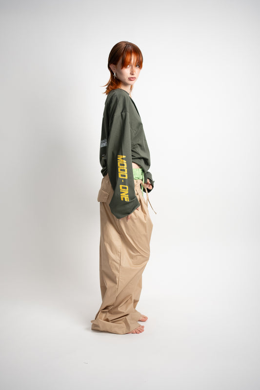 Long sleev unisex verde