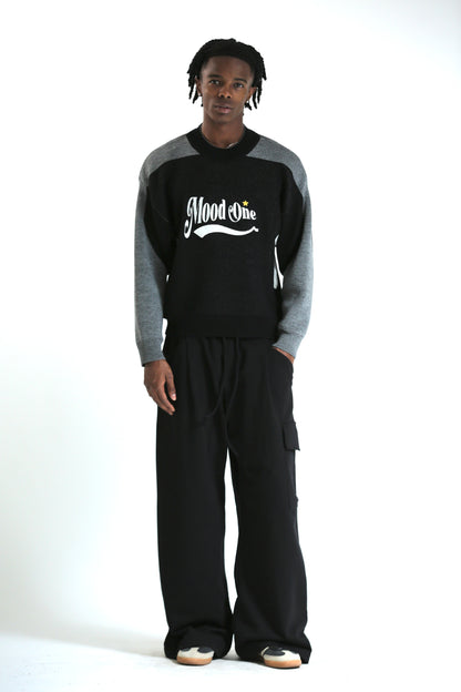 Maglione logo nero