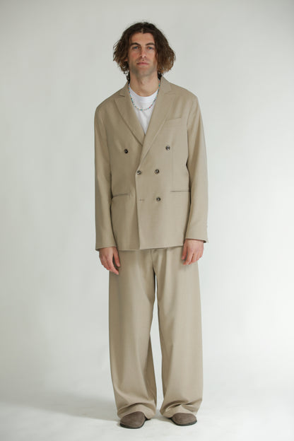 Pantalone Baggy beige